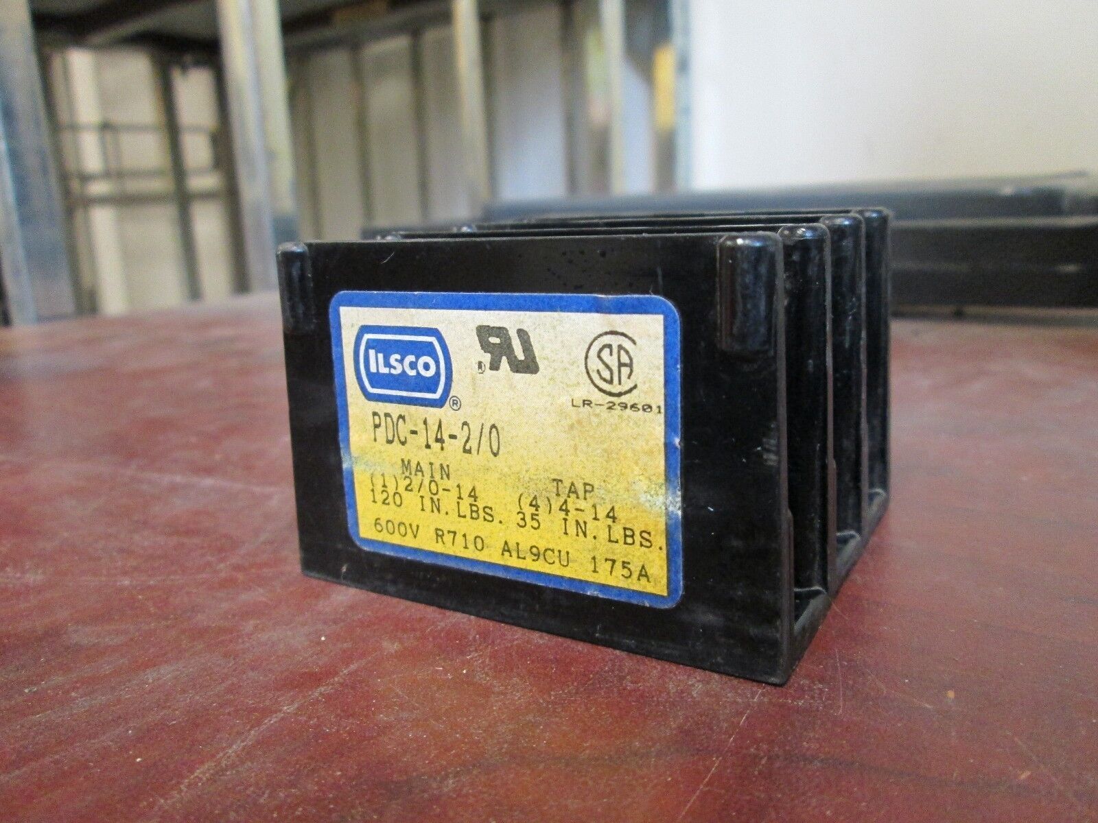 Ilsco Power Distribution Block PDC-14-2/0 Line: (1) 2/0 - #14 Load: (4) #4 - #14