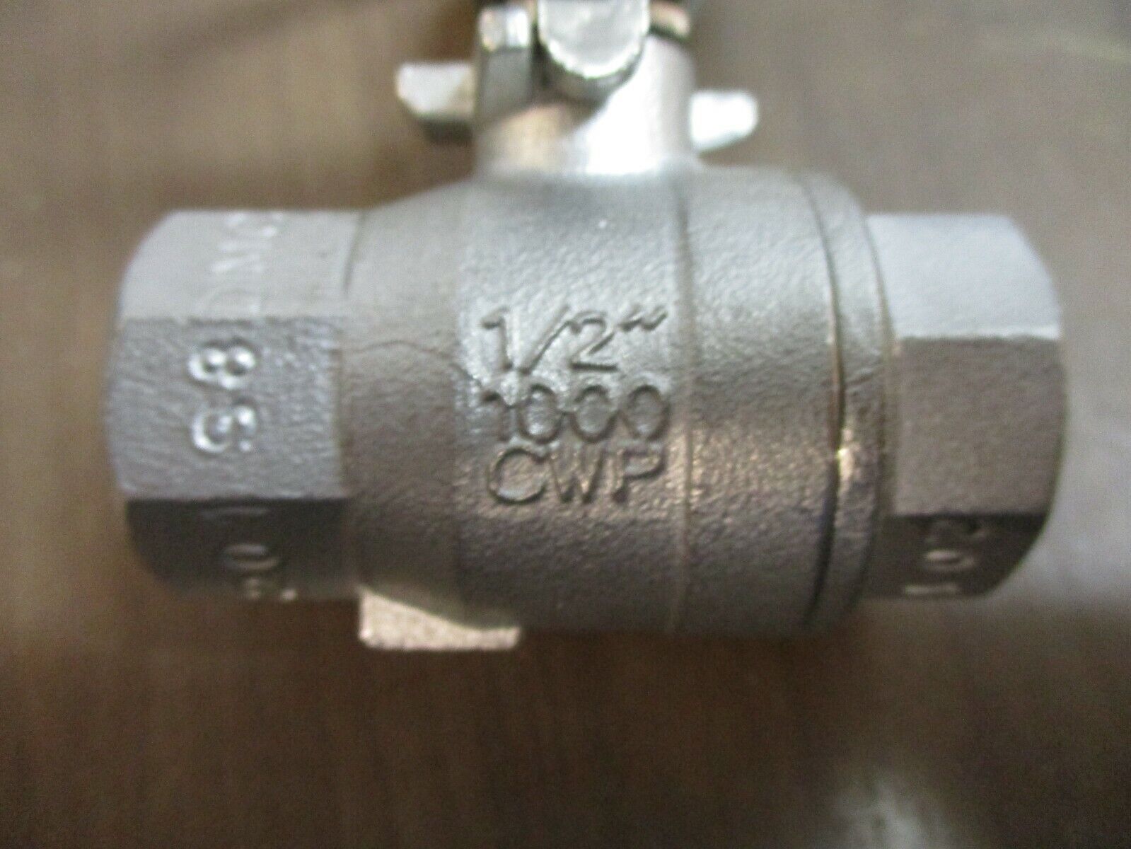 Sharpe Stainless Steel Ball Valve 201 S8 DMC 1/2" 1000 CWP Used
