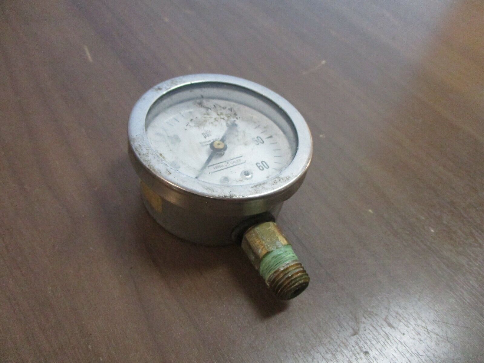 Versa Gauge Pressure Gauge Range: 0-60PSI Used