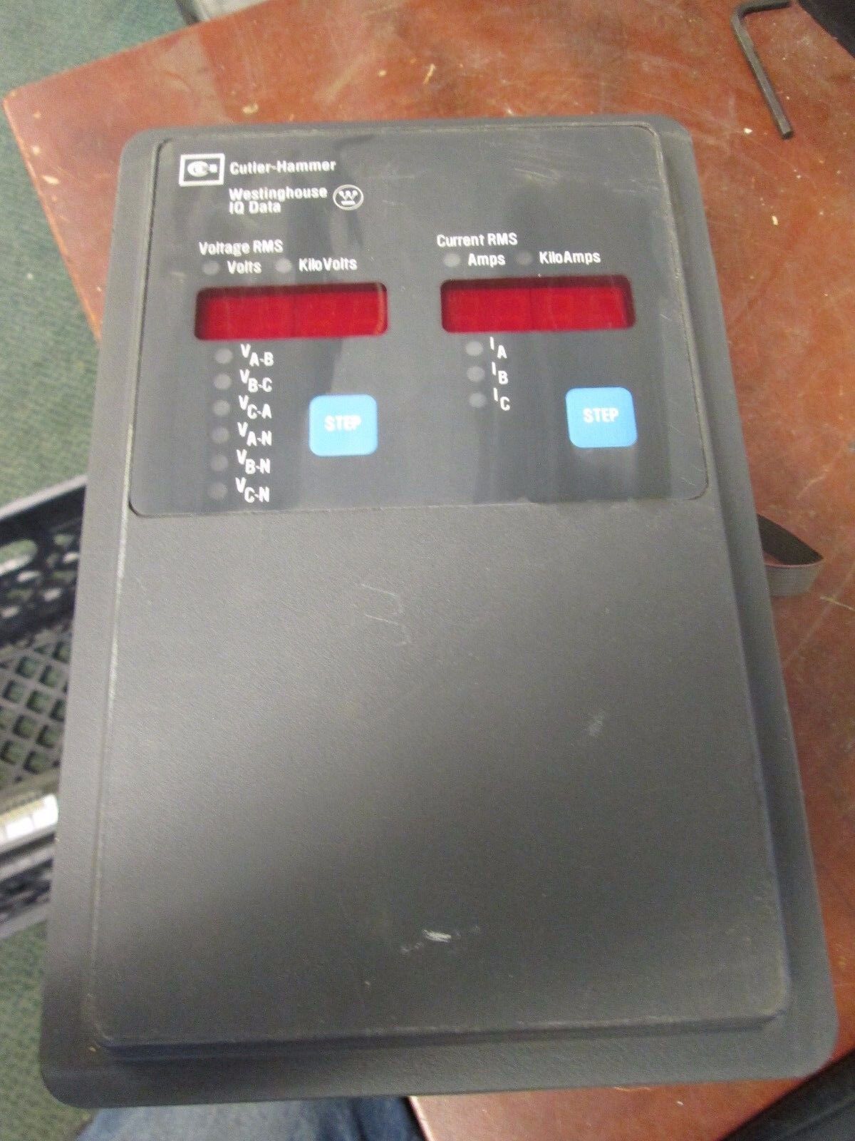 Westinghouse IQ Data Digital Meter 22996-007-01 w/ 9966D75G02 Power Supply Used