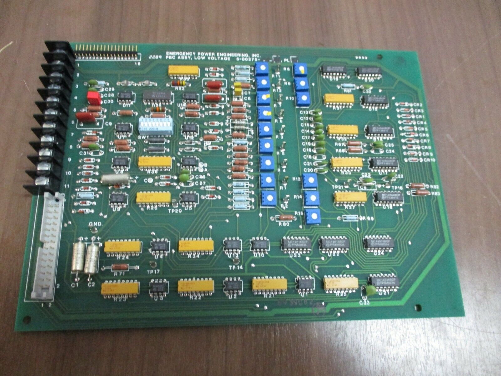 Emergency Power Engineering Low Voltage Board 5-00275-00 B, PLQ *No Box* Used