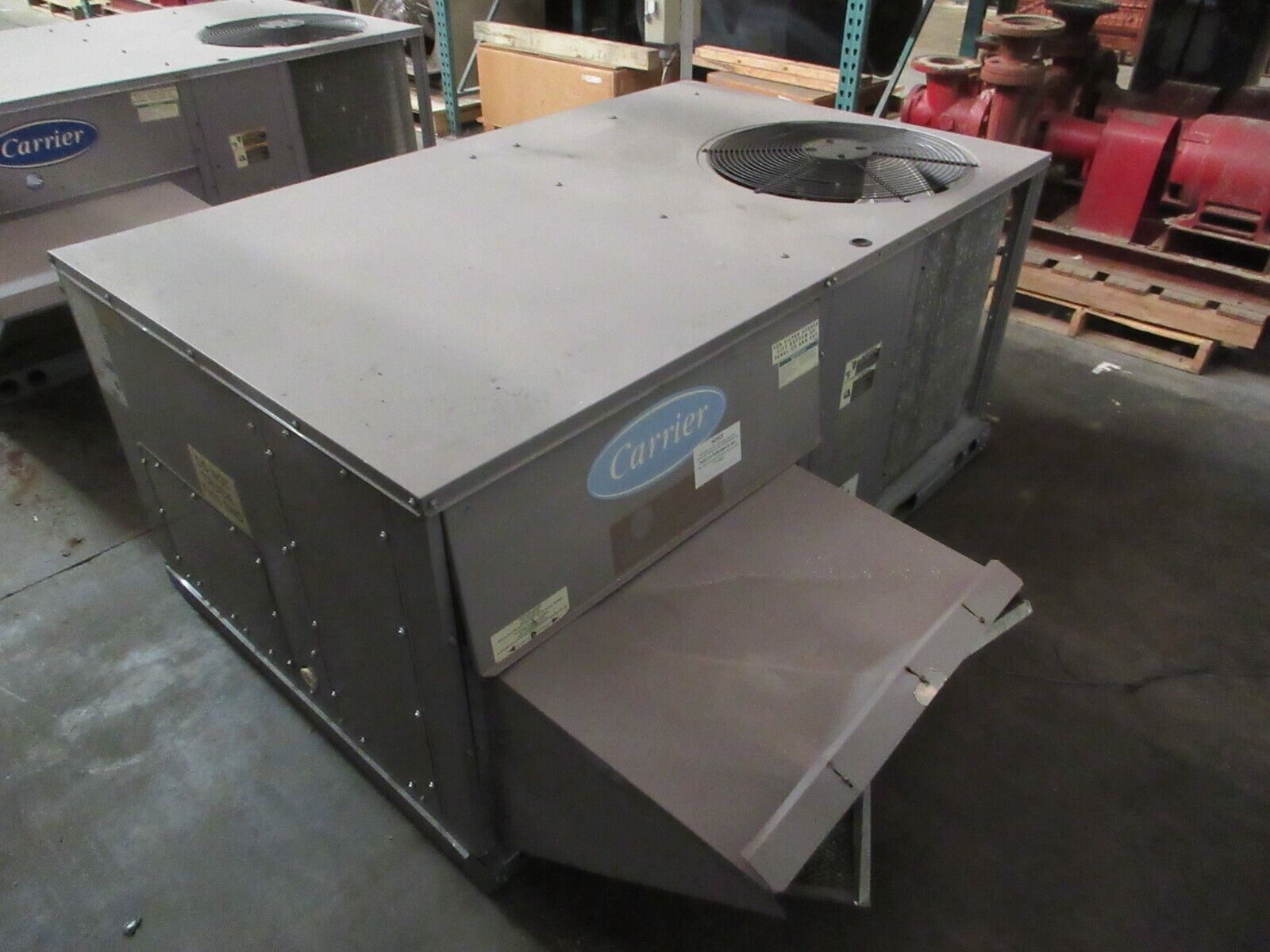 Carrier Rooftop Unit 48TCEA06A2A5A0A0A0 5-Ton 208/230V 3Ph w/Heat MFD: 2012 Used