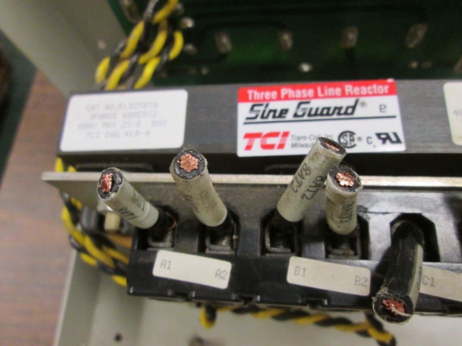 TCI dV/dTGaurd KLC Output Filter KLC25B 600V 25A Used