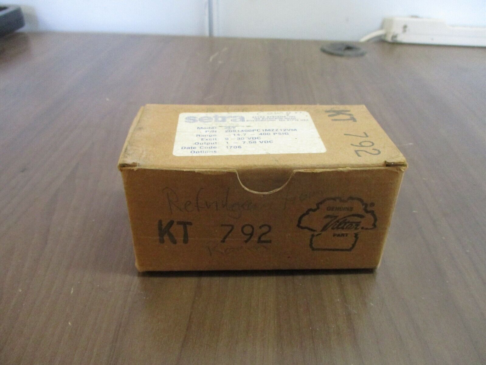 Setra 209 Pressure Transducer 2091400PC1MZZ12VM Range: -14.7-400PSIG New Surplus