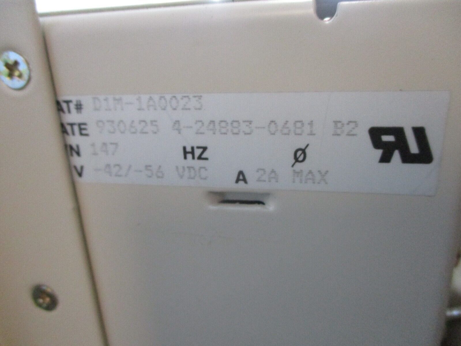 ADC DSX-1 Cross Connect D1M-1A0023 42/56VDC 2A Used