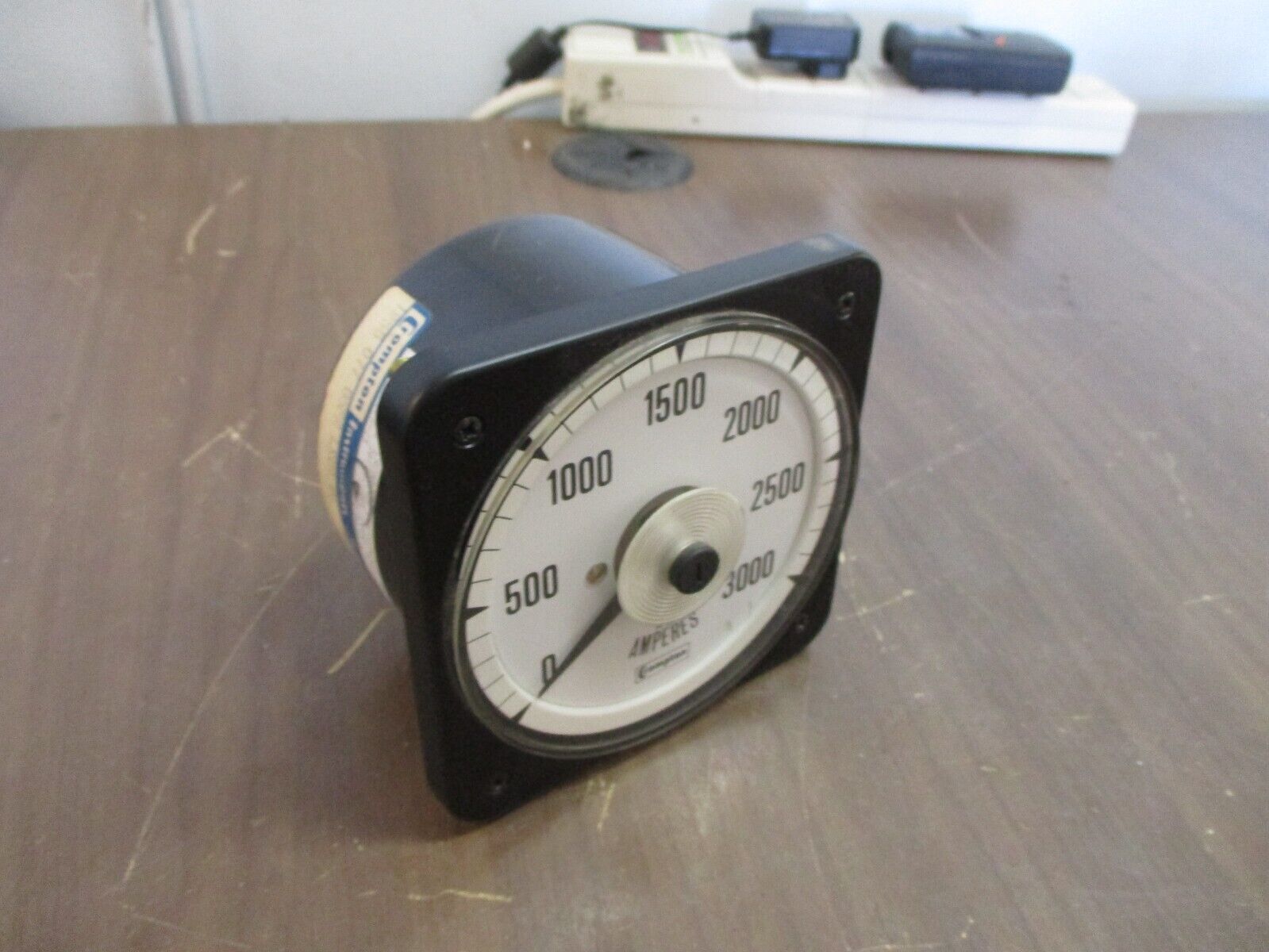 Crompton AC Ammeter 1955 077 05FA LSVA C6 Range: 0-3000A Used