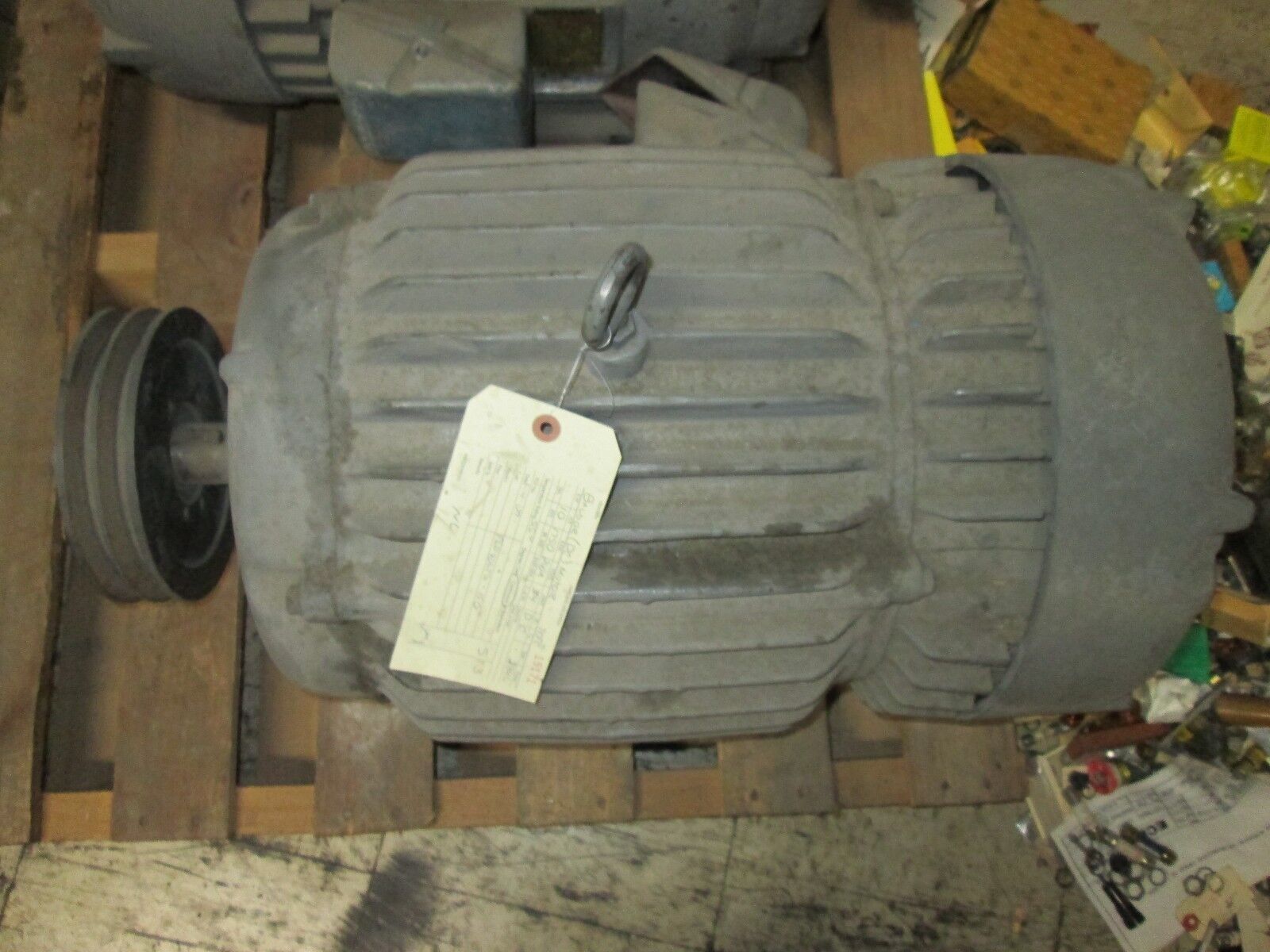 Morse Borg Warner DC Motor 167202 10HP 1750RPM 240A/150F volts 34 amps TEFC Used