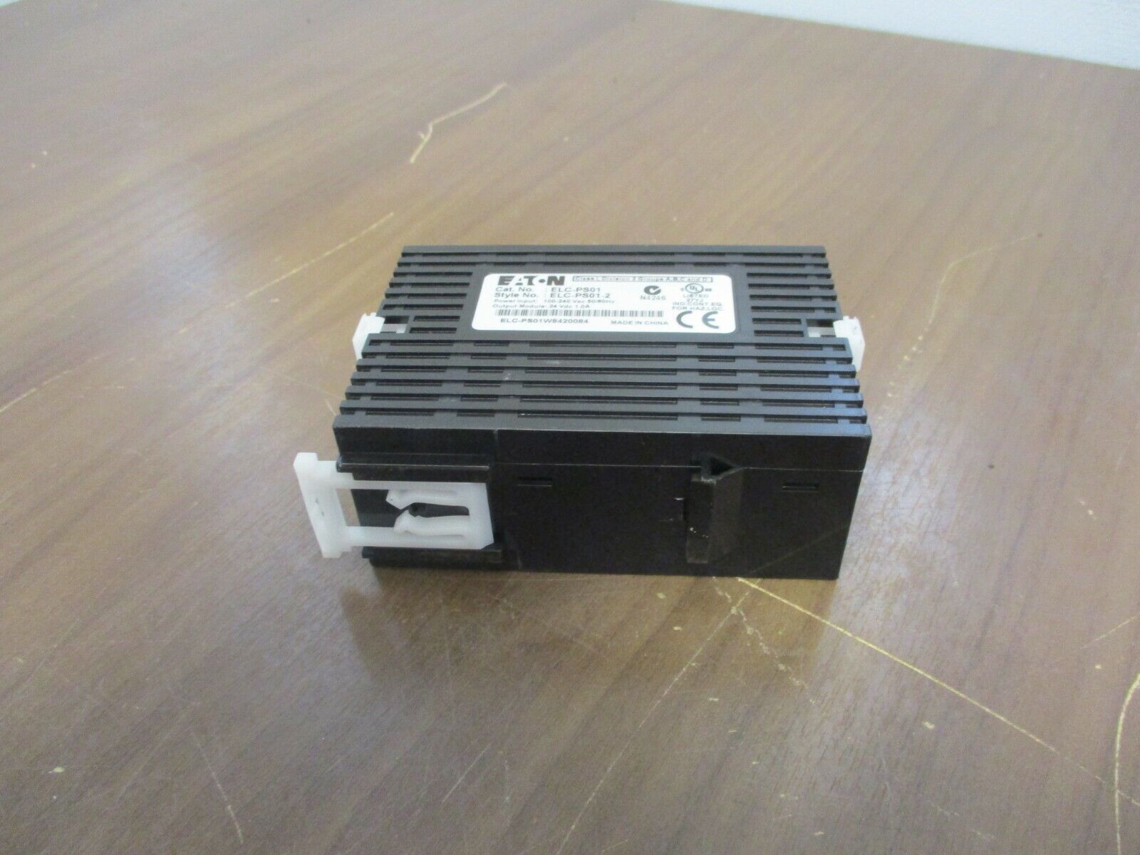 Eaton Power Supply ELC-PS01 Input: 100-240V 50/60Hz Output: 24VDC 1.0A Used