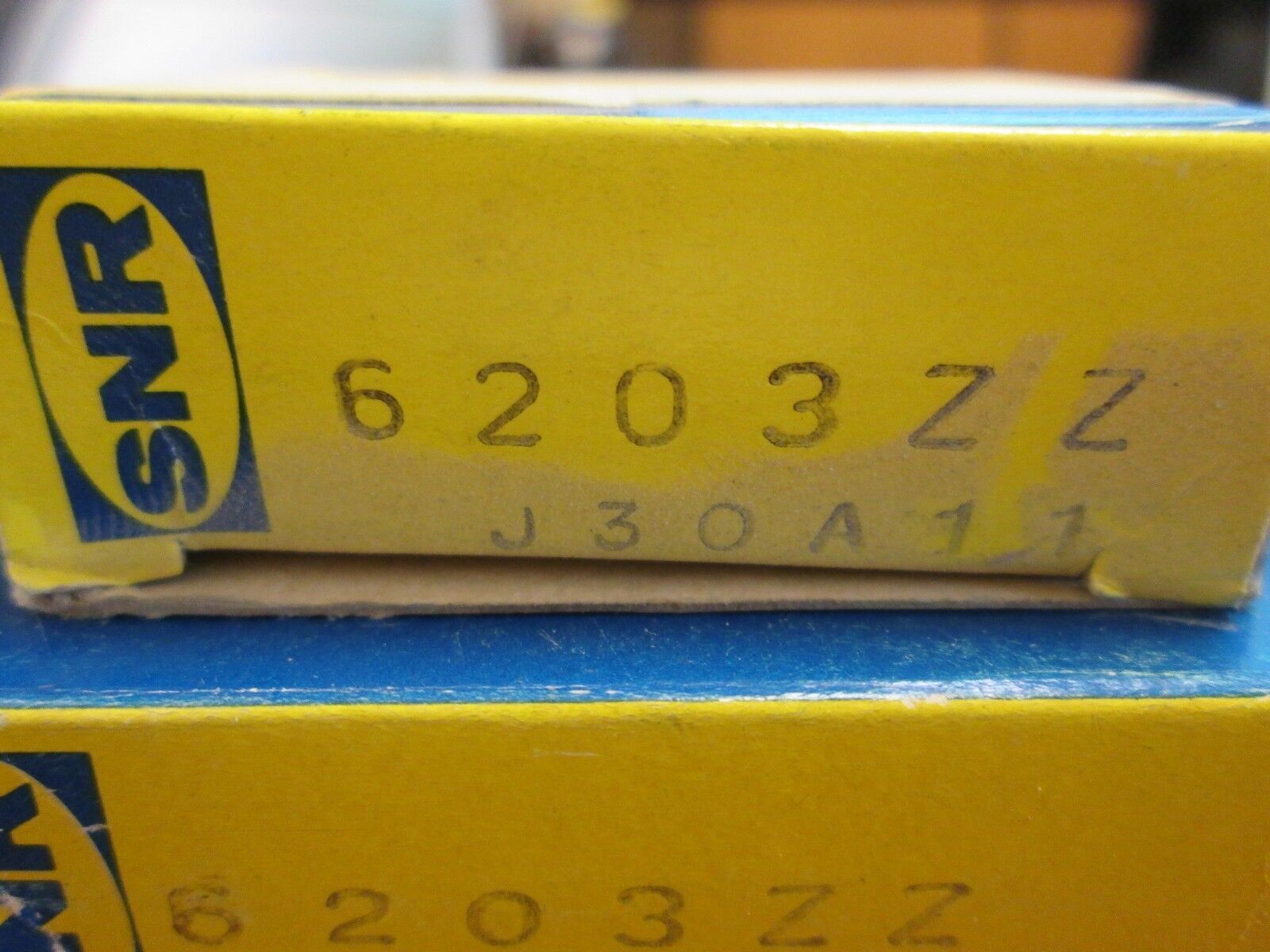 SNR Bearing 6203ZZ J30 A11 Lot of 3 New