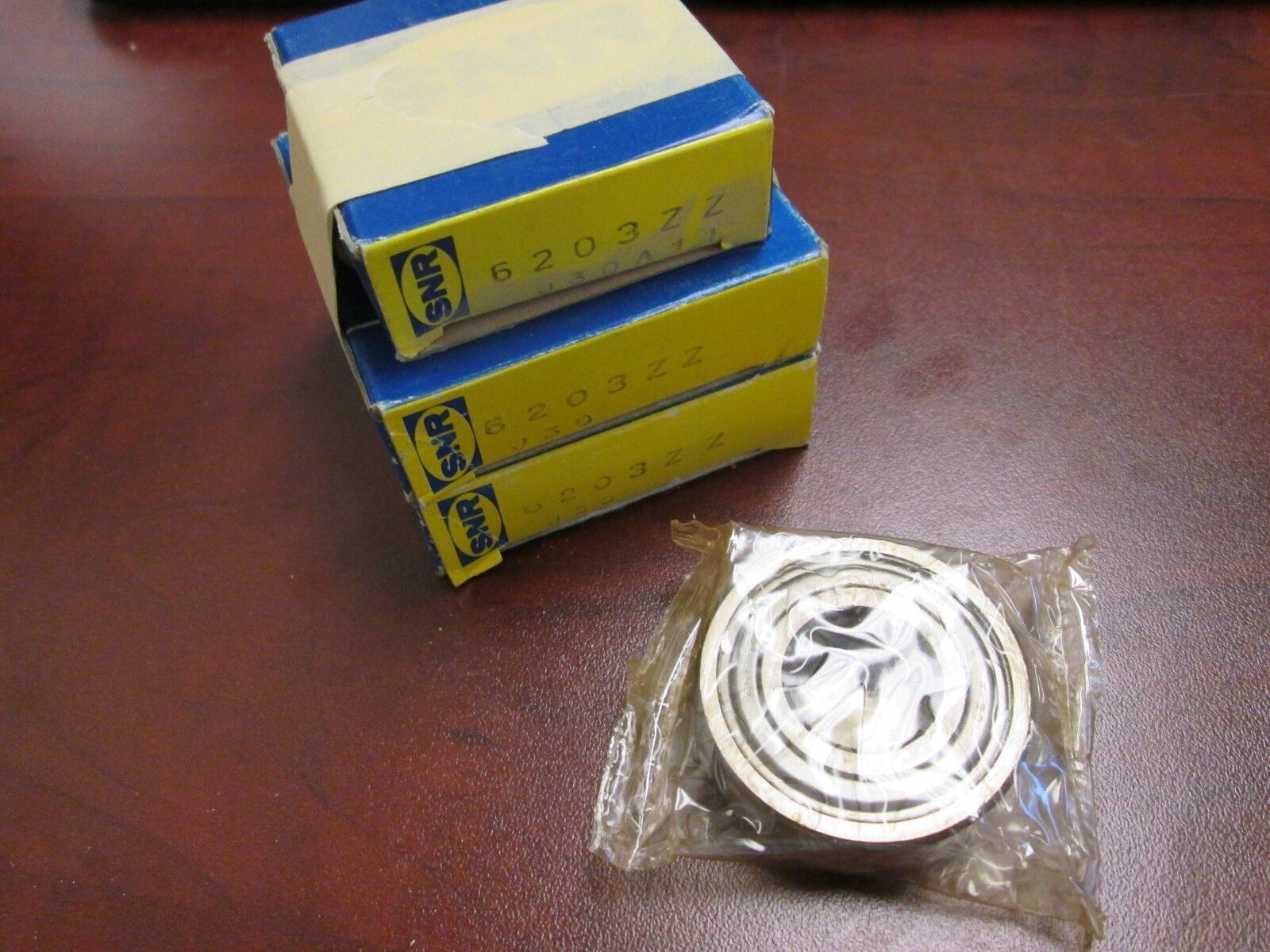 SNR Bearing 6203ZZ J30 A11 Lot of 3 New
