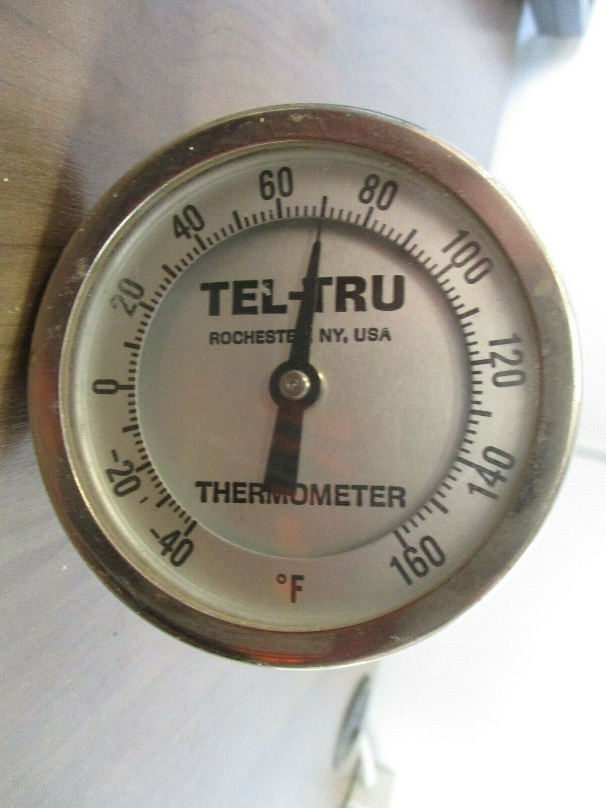 Tel-Tru Thermometer Range: -40 - 160°F Used
