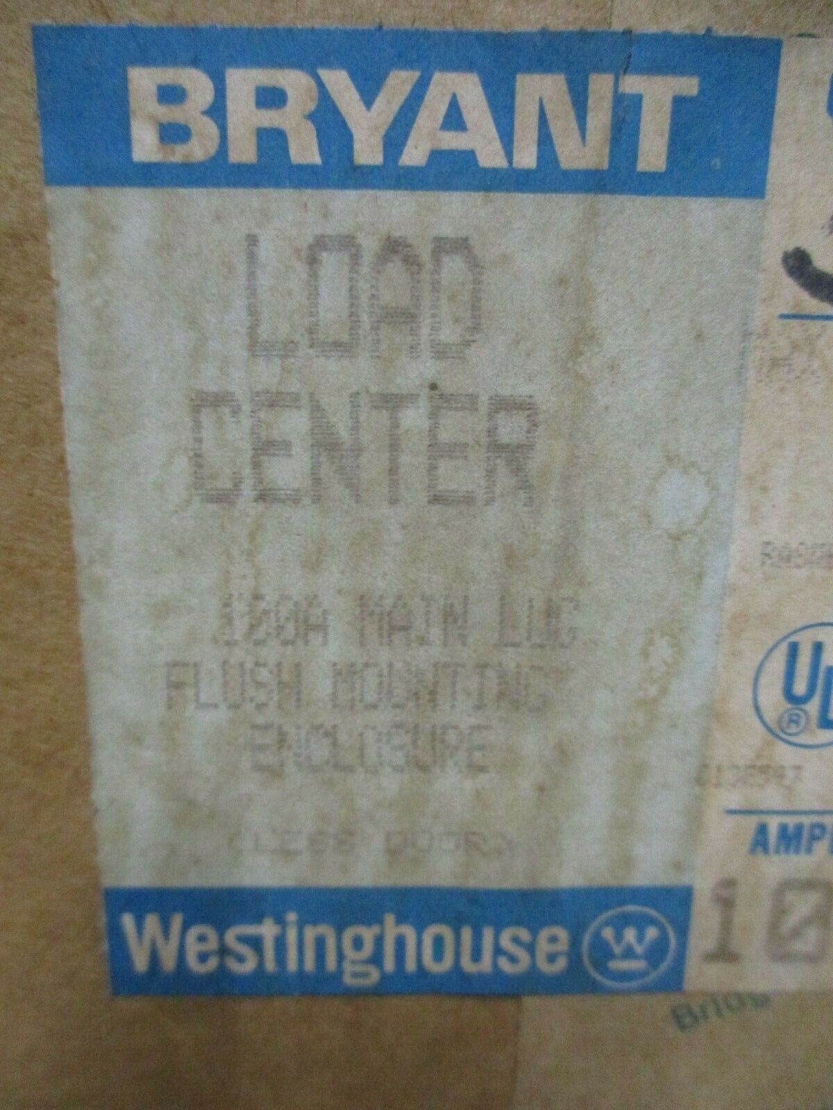 Westinghouse Load Center 3100FLN 100A 120/208/240V 3Ph 4W *No Box* New Surplus