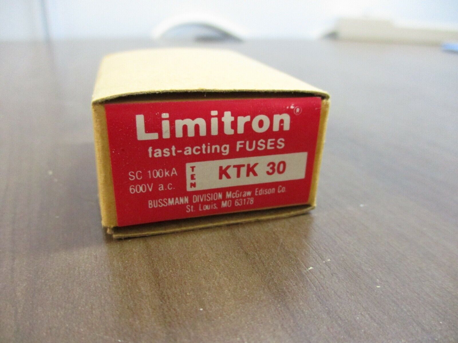 Bussmann Limitron Fuse KTK30 30A 600V *Box of 10* New Surplus