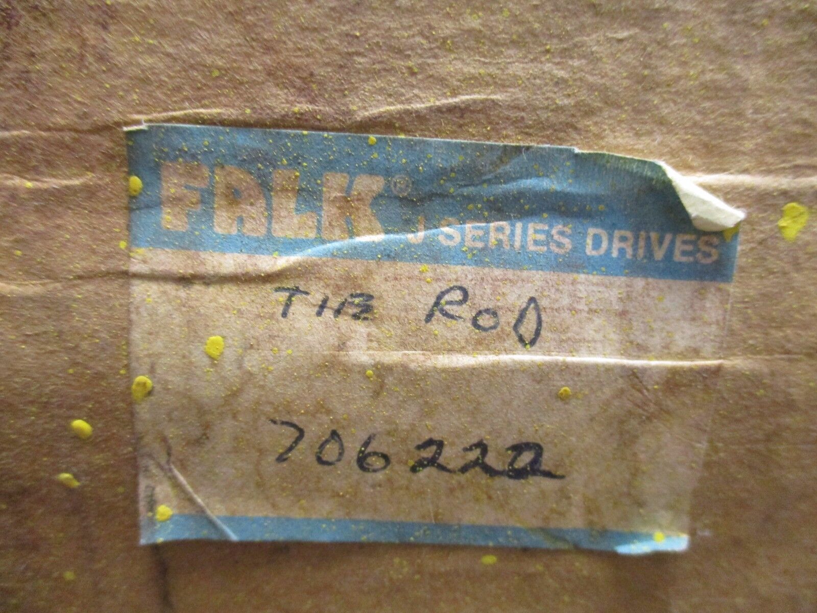 Falk J Series Tie Rod 706222 *Missing Nut* New Surplus