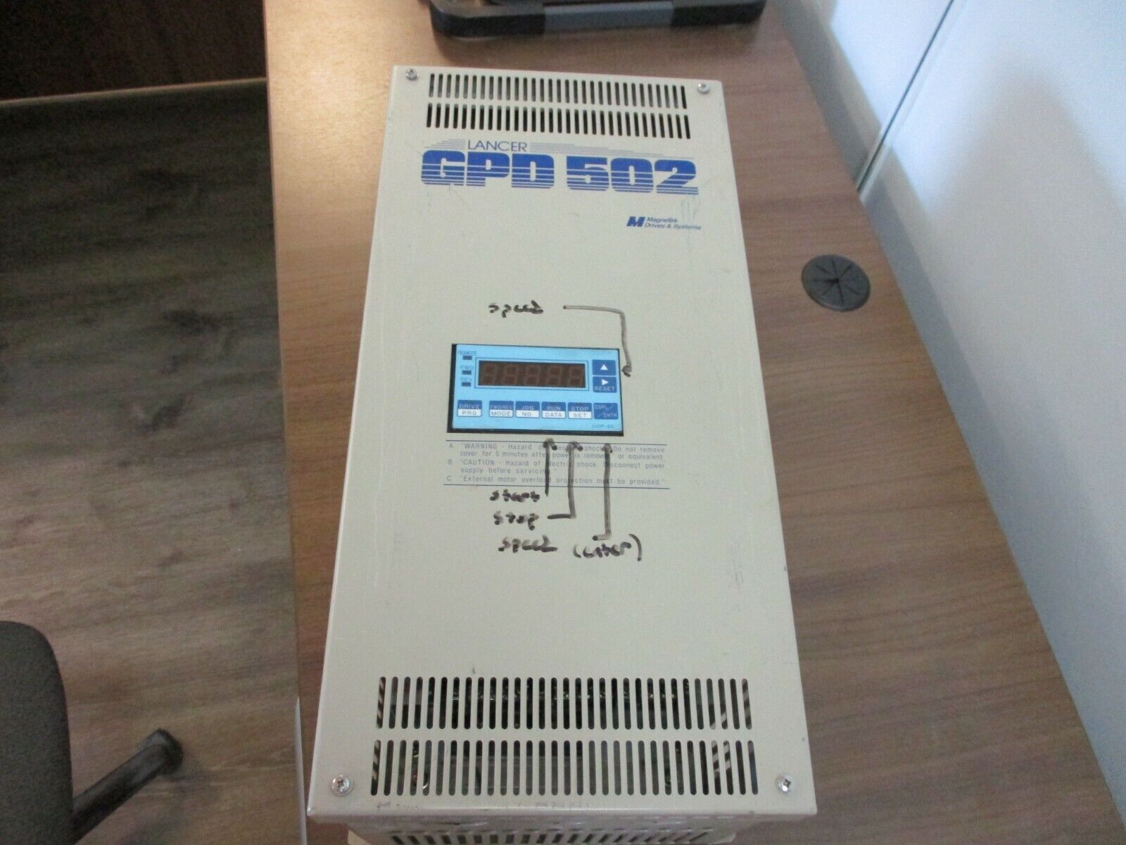 Magnetek Lancer GPD 502 AC Drive L717 10HP 3Ph Used
