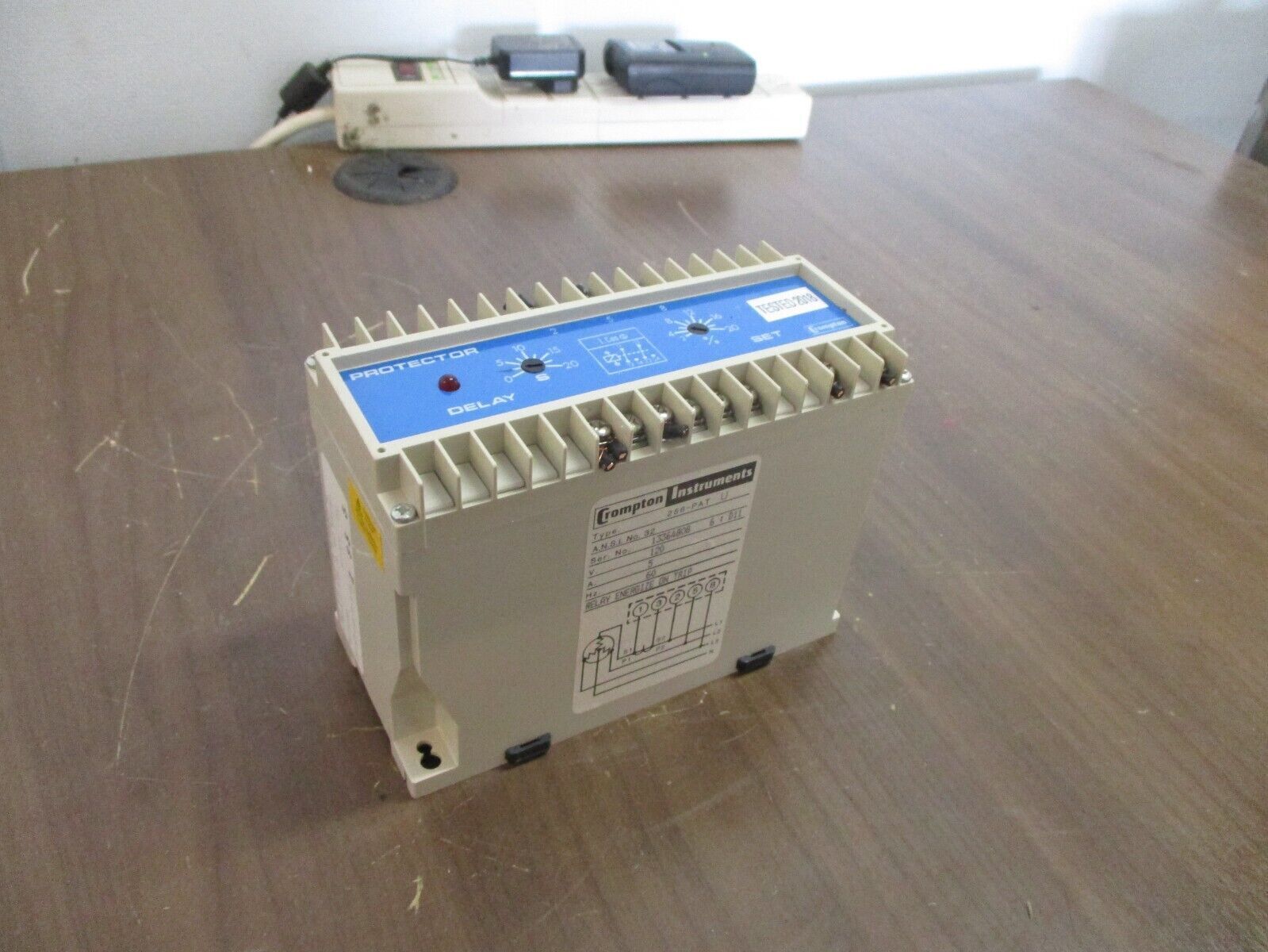 Crompton Protector Energize on Trip Relay 256-PATU-LSBX-PQ-C6-EA 120V 5A 60Hz