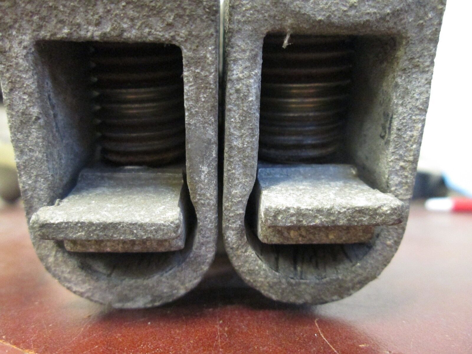 Square D Mechanical Lug 500MCM 2nd Bolt Hole Drilled In 2 Terminal Used