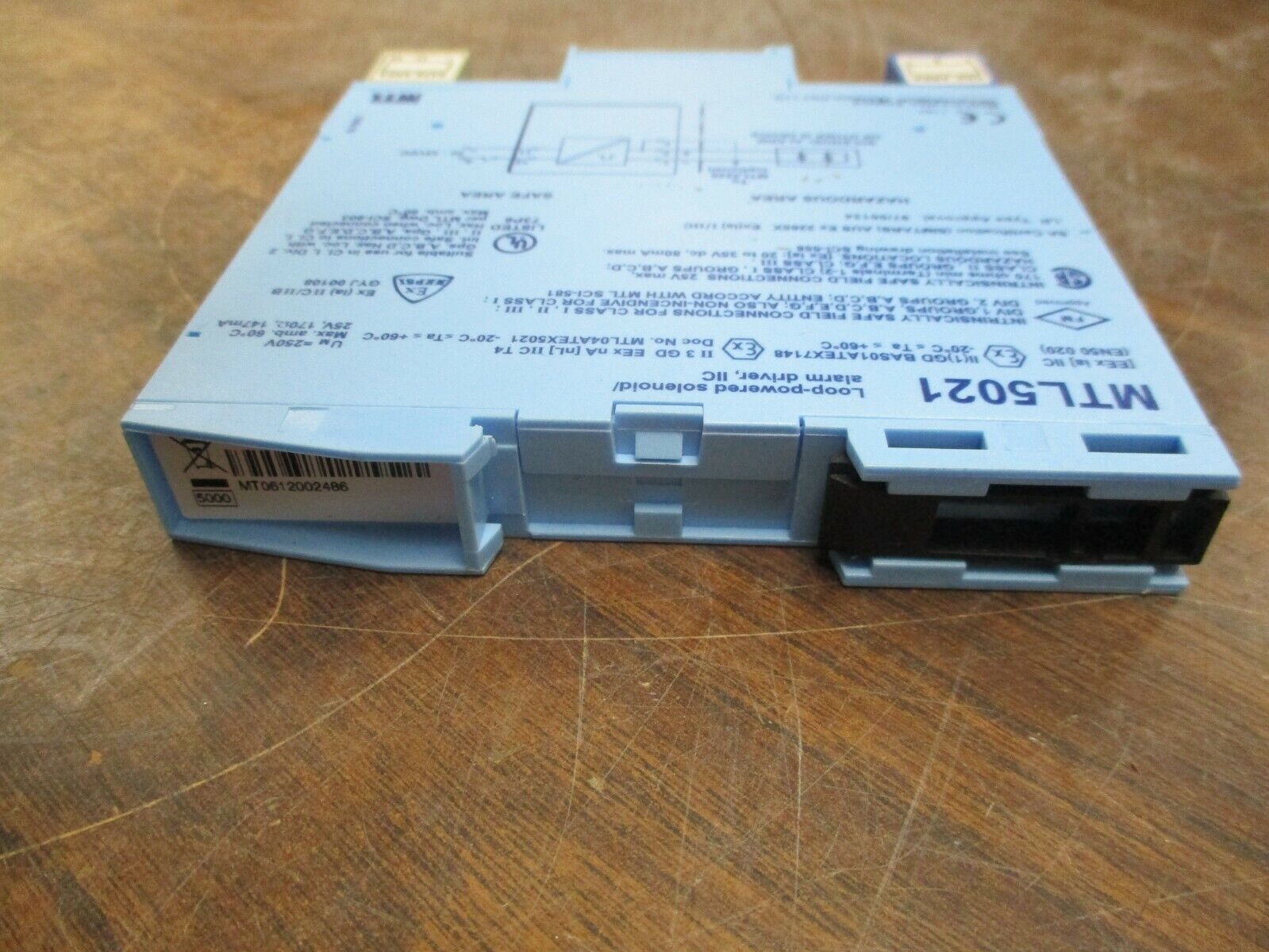 Measurement Technology Loop-Powered Solenoid/Alarm Driver MTL5021 20-35VDC Used