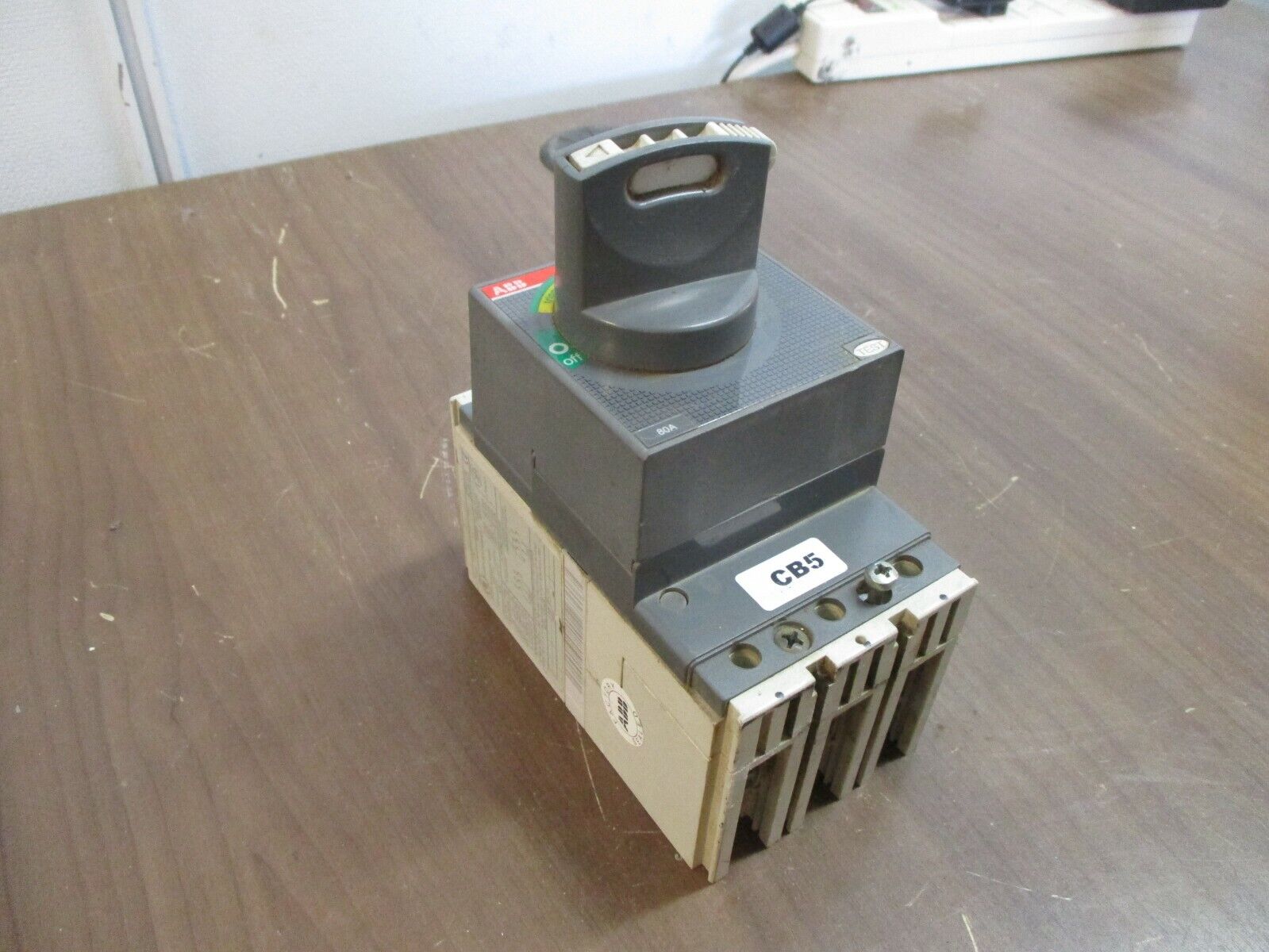 ABB SACE Tmax Breaker Disconnect T1N 80 80A 600V 3P Used