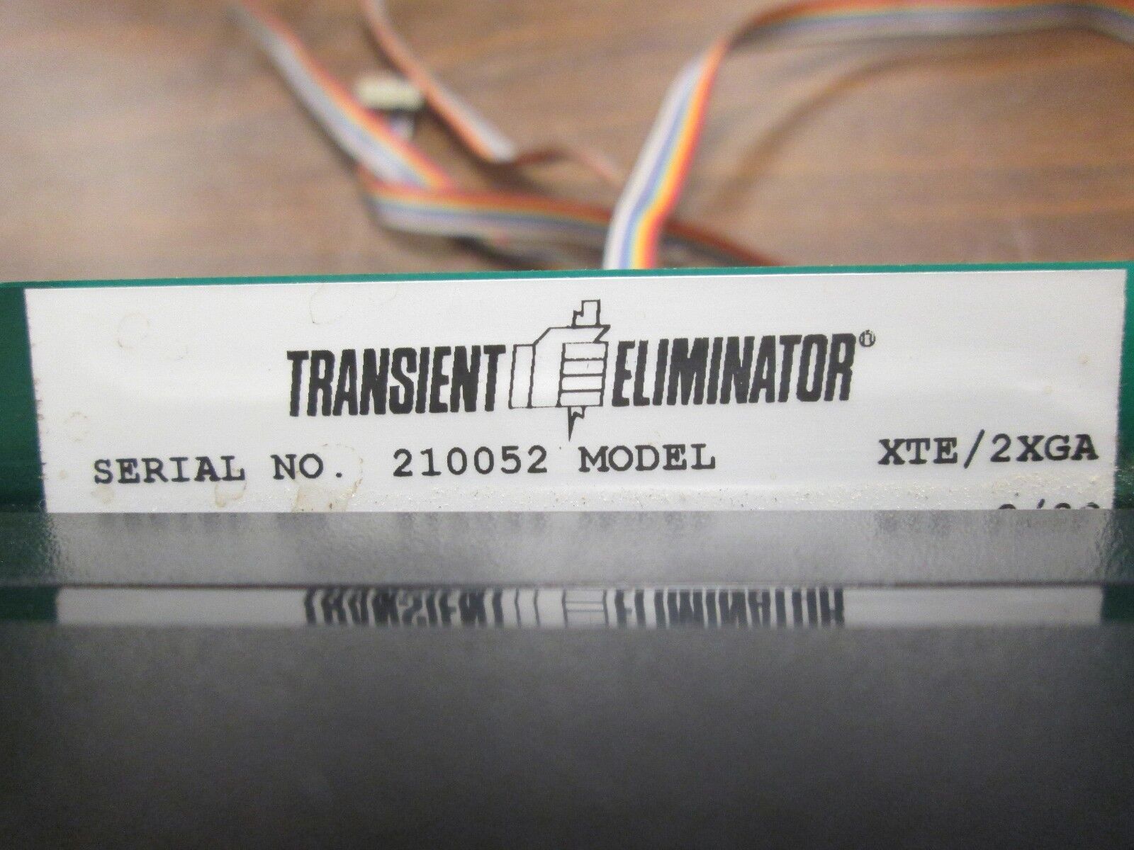 Transient Eliminator Surge Suppressor XTE/2XGA 208/120V 50/60Hz Used