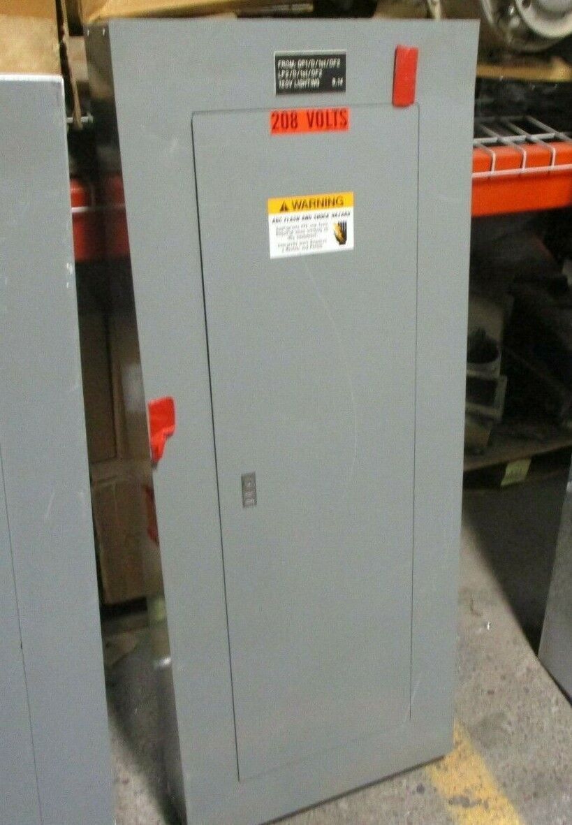 Square D Main Lug Breaker Panel NF454L2C 250A Max 208Y/120V 3Ph 4W Used