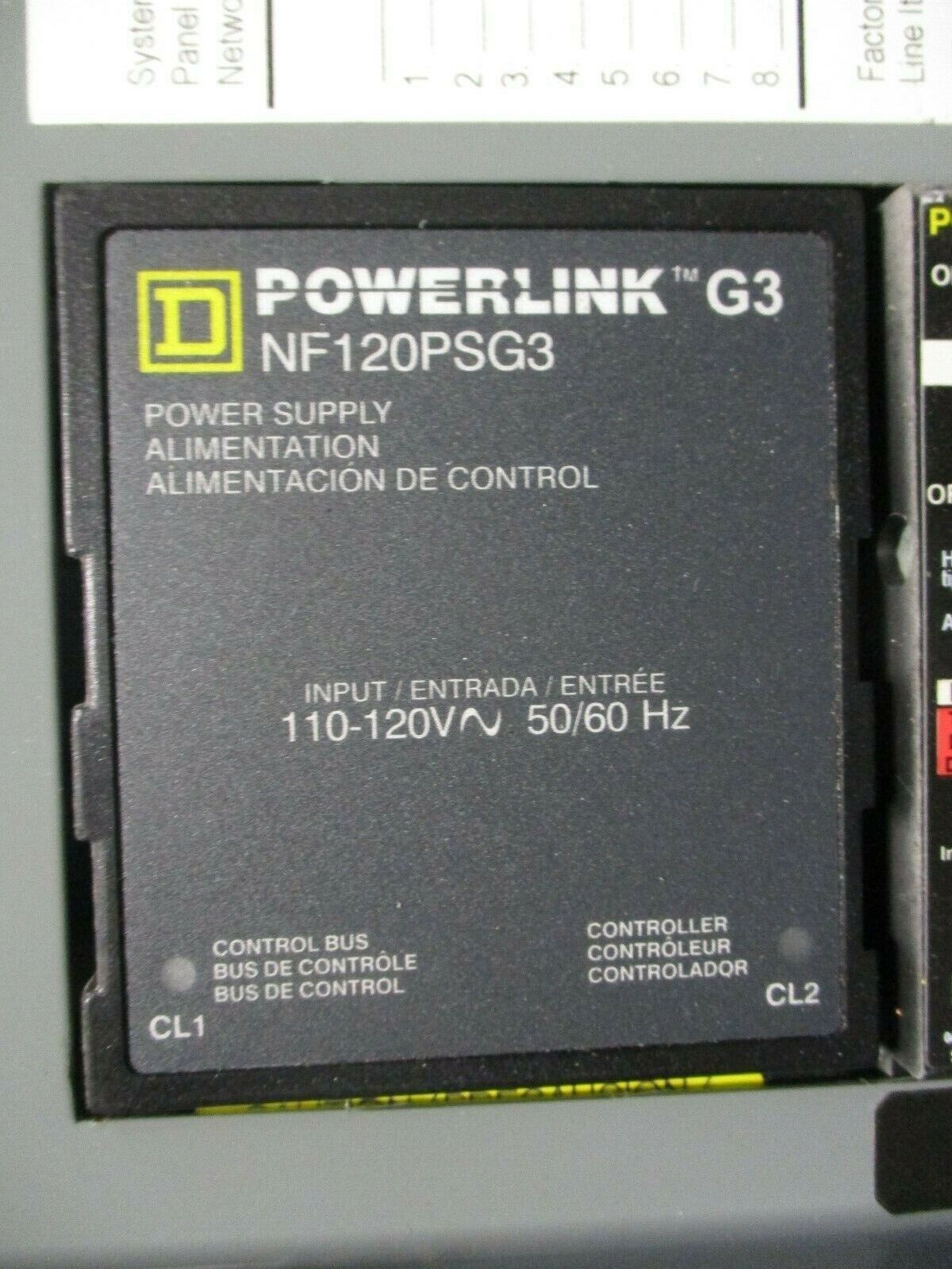 Square D Main Lug Breaker Panel NF454L2C 250A Max 208Y/120V 3Ph 4W Used