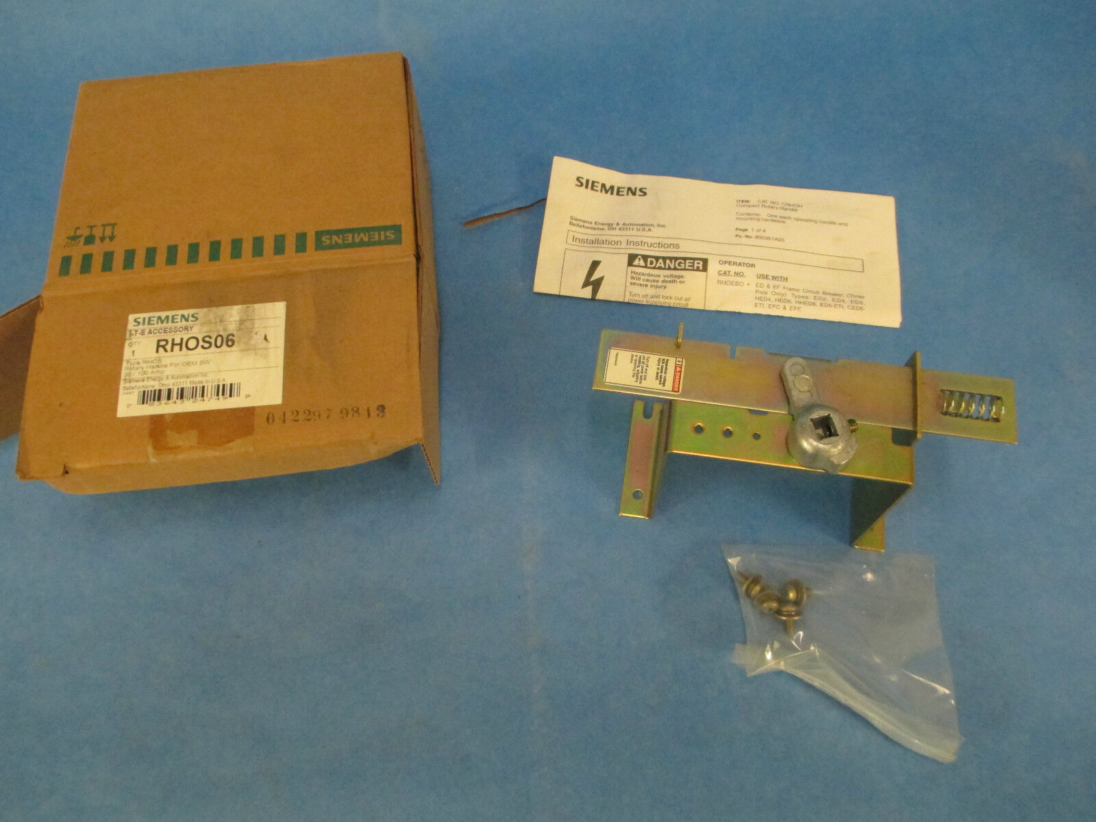 Siemens Rotary Handle RHOS06 30/100A New Surplus