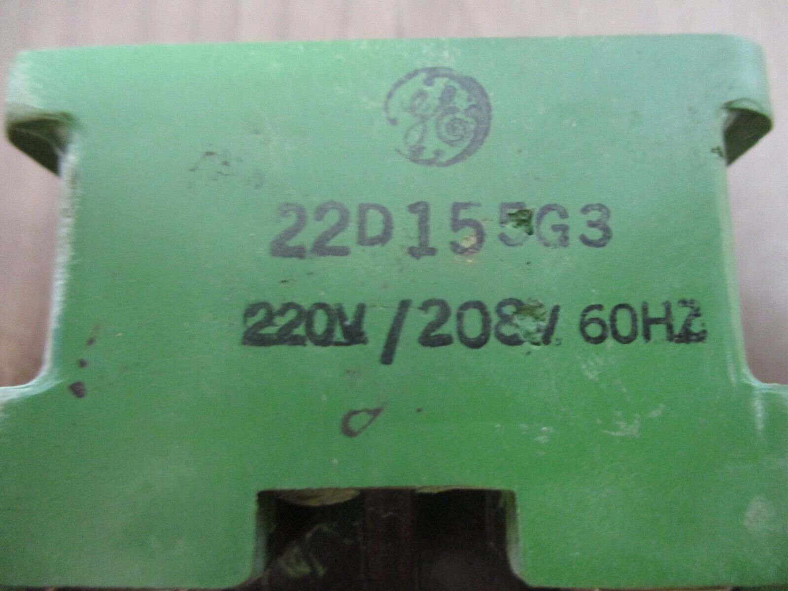 GE Magnetic Coil 22D155G3 220/208V 60Hz Used