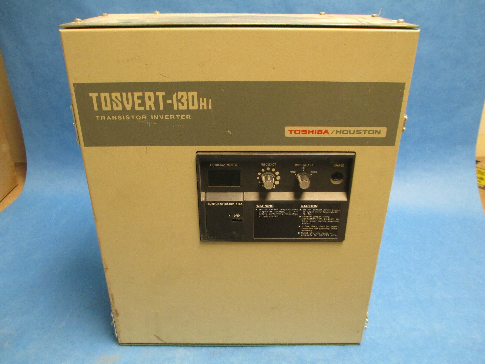 Toshiba AC Drive VT130H1U4160BOH, 460V 21A 15HP