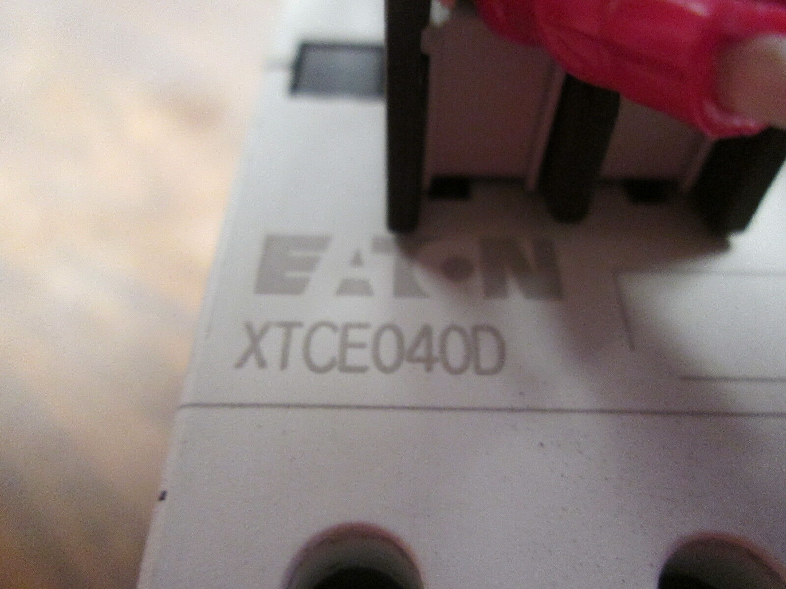 Eaton Contactor XTCE040D 48-60VDC Coil 55A 600W w/ Aux Contact Block Used