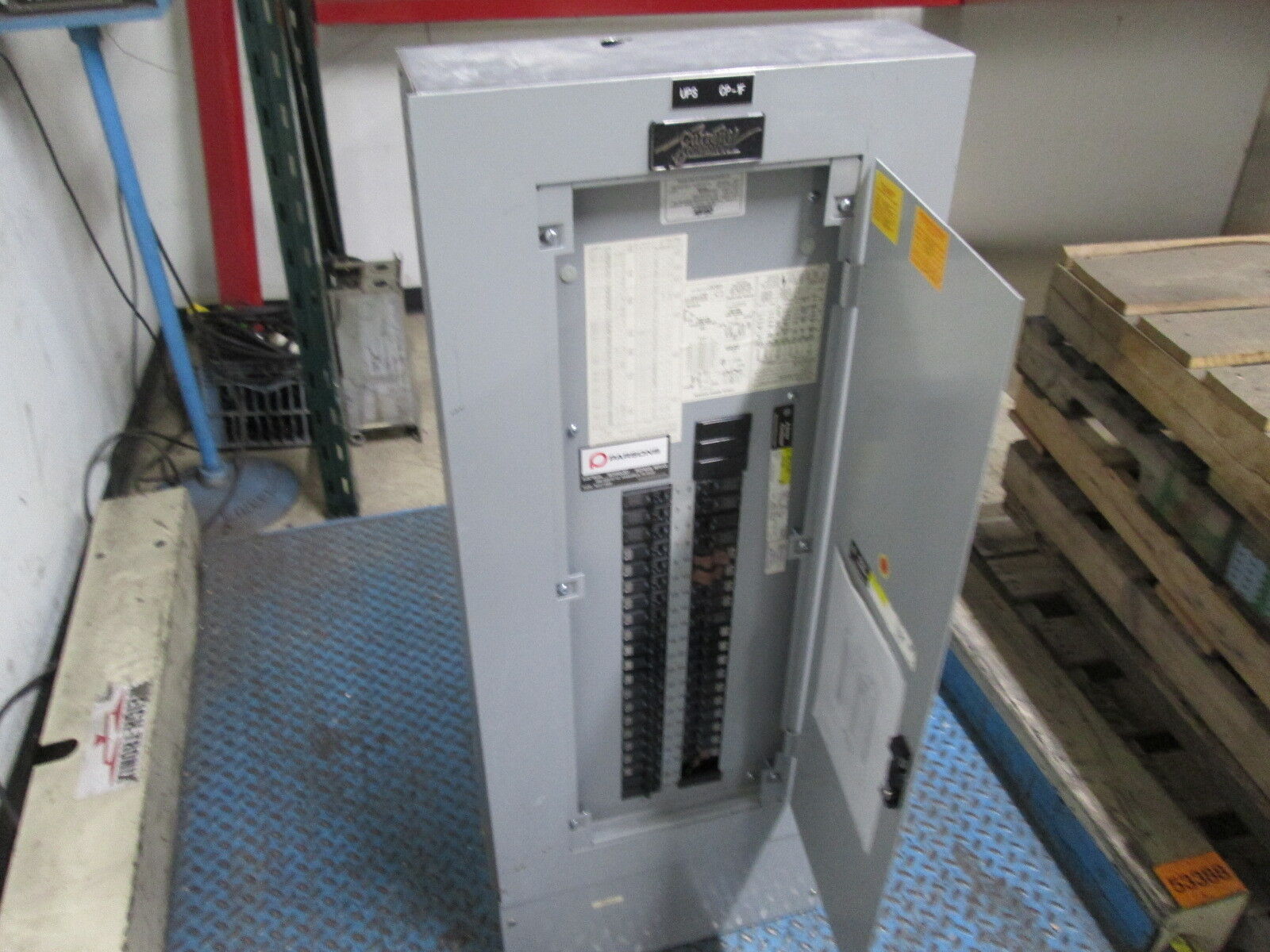 GE Main Lug Circuit Breaker Panel w/ Surge Suppressor AQF3421ABX 125A Max Used