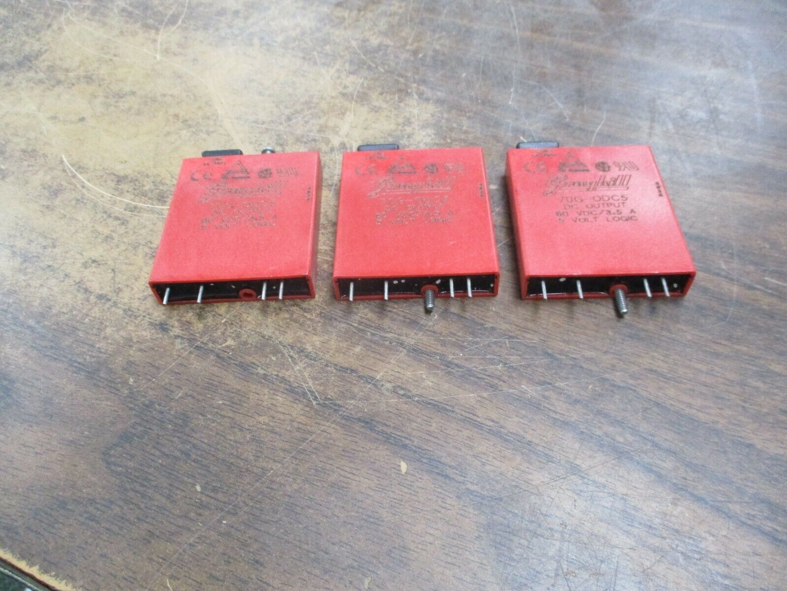 Grayhill Relay 70G-ODC5 DC Output: 60VDC/3.5A 5V Logic *Lot of 3* Used