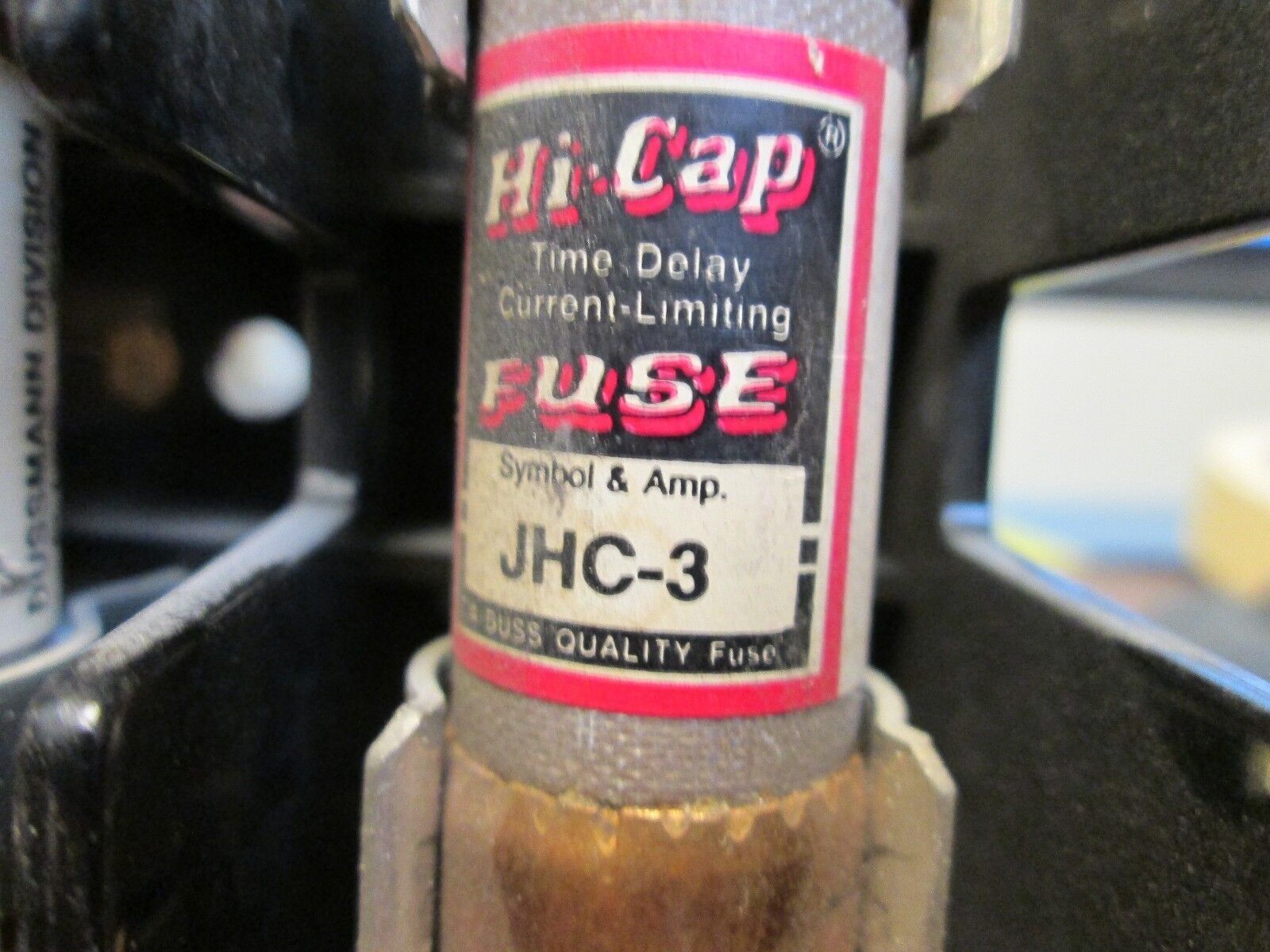 Gould/Shawmut Fuse Block 60302J 30A 600V 4P JHC 3 Fuses Used