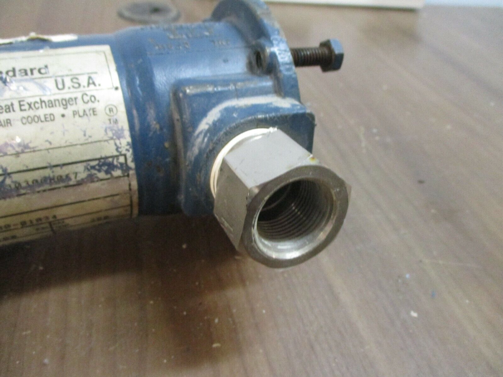 ITT Heat Exchanger SSCR Shell: 300PSI/300°F Tube: 150PSI/300° F Used