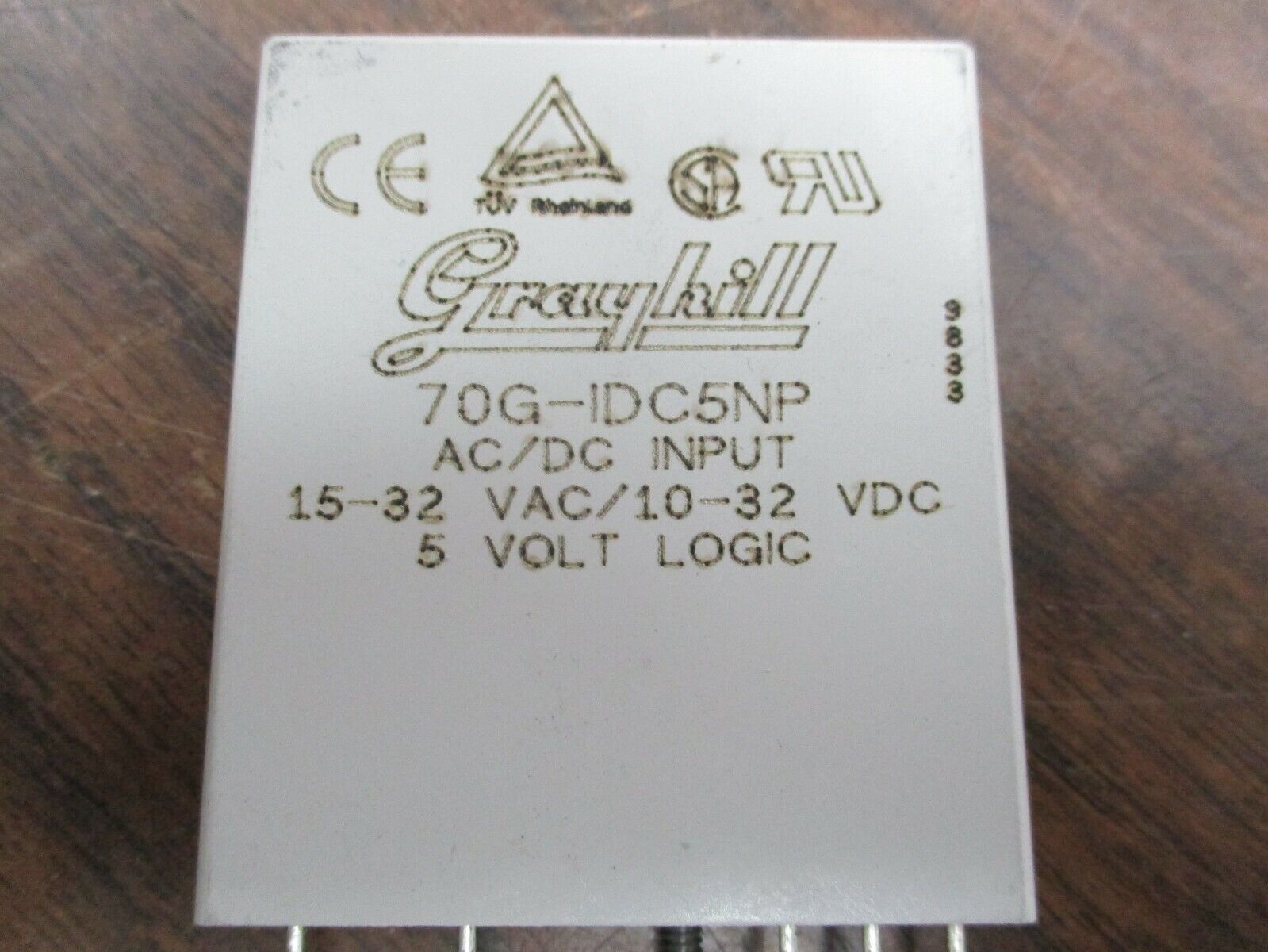 Grayhill Relay 70G-IDC5NP AC/DC Input:15-32VAC/10-32VDC 5V Logic *Lot of 2* Used