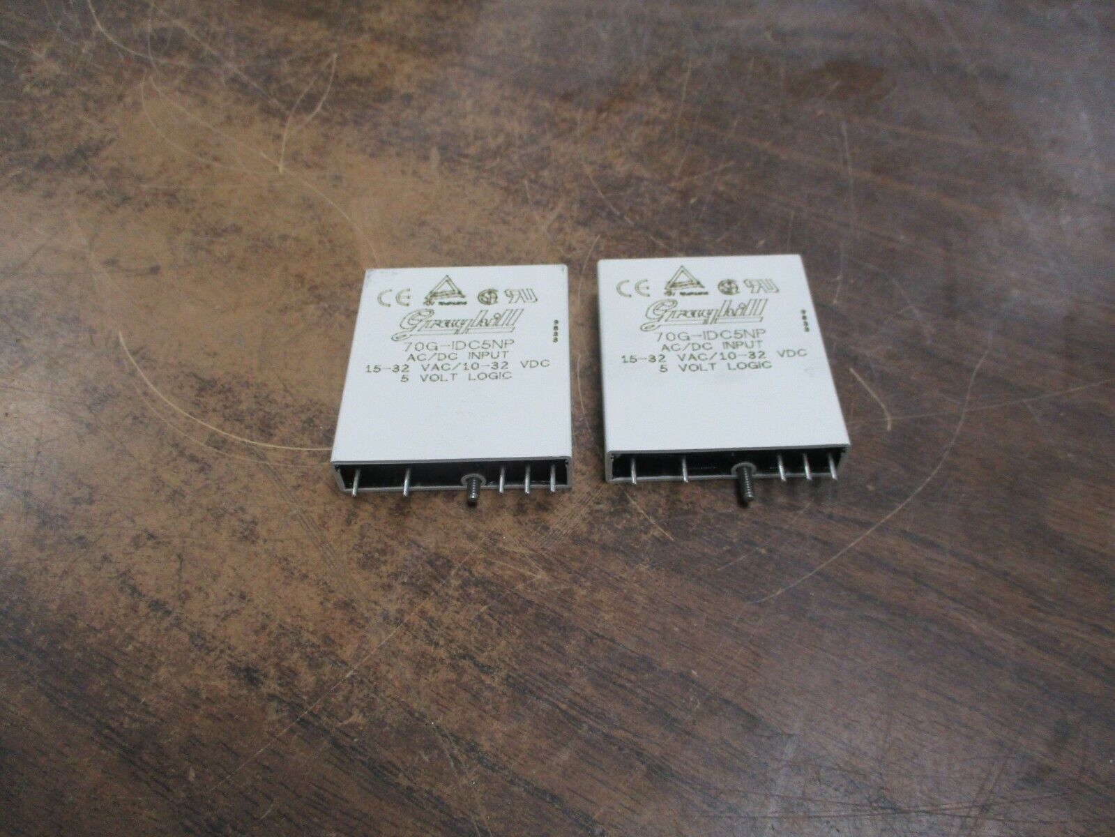 Grayhill Relay 70G-IDC5NP AC/DC Input:15-32VAC/10-32VDC 5V Logic *Lot of 2* Used