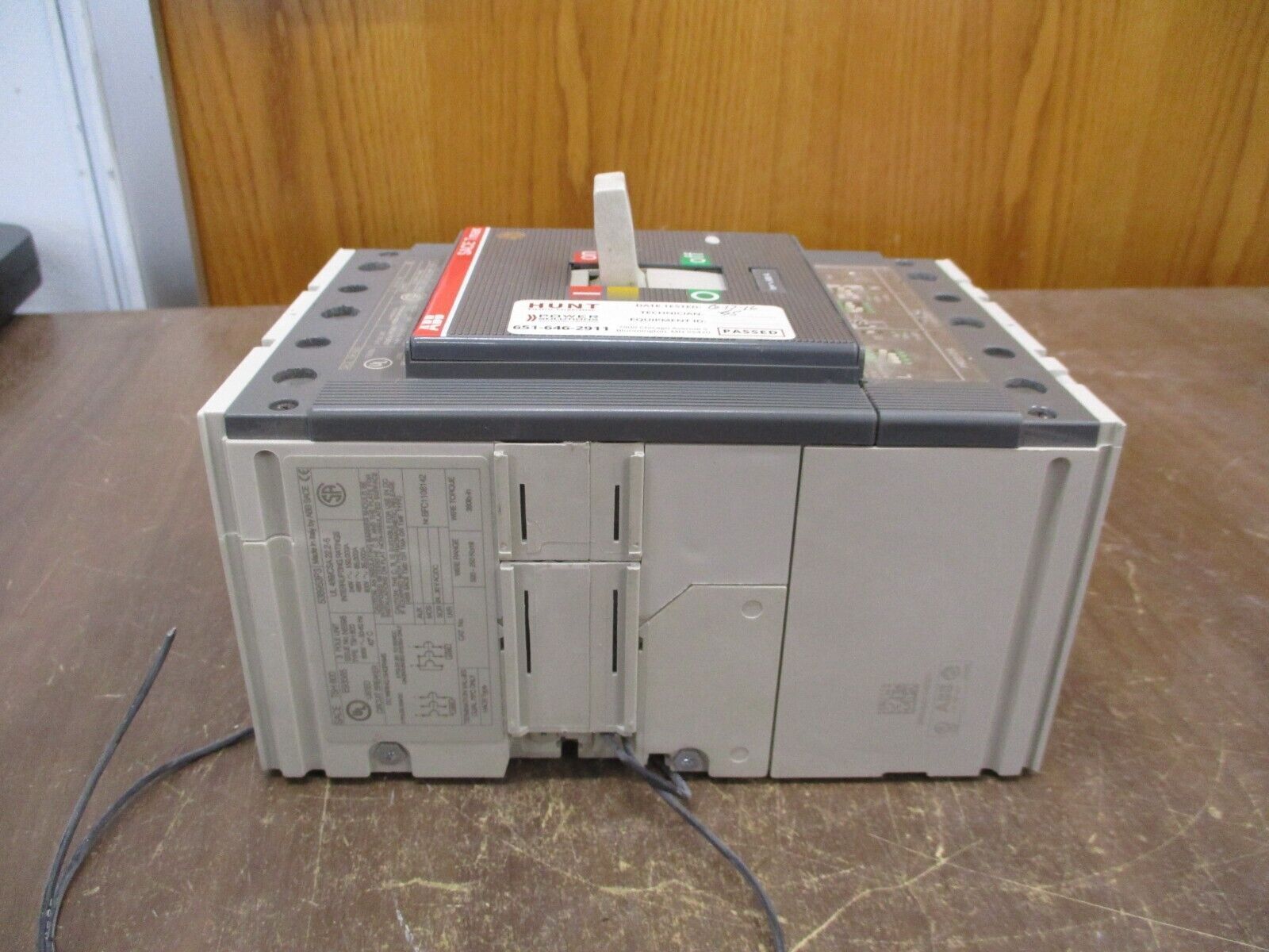 ABB SACE Tmax Circuit Breaker T5H 600 600A 600V 3P w/ PR221DS Trip *No Lugs*