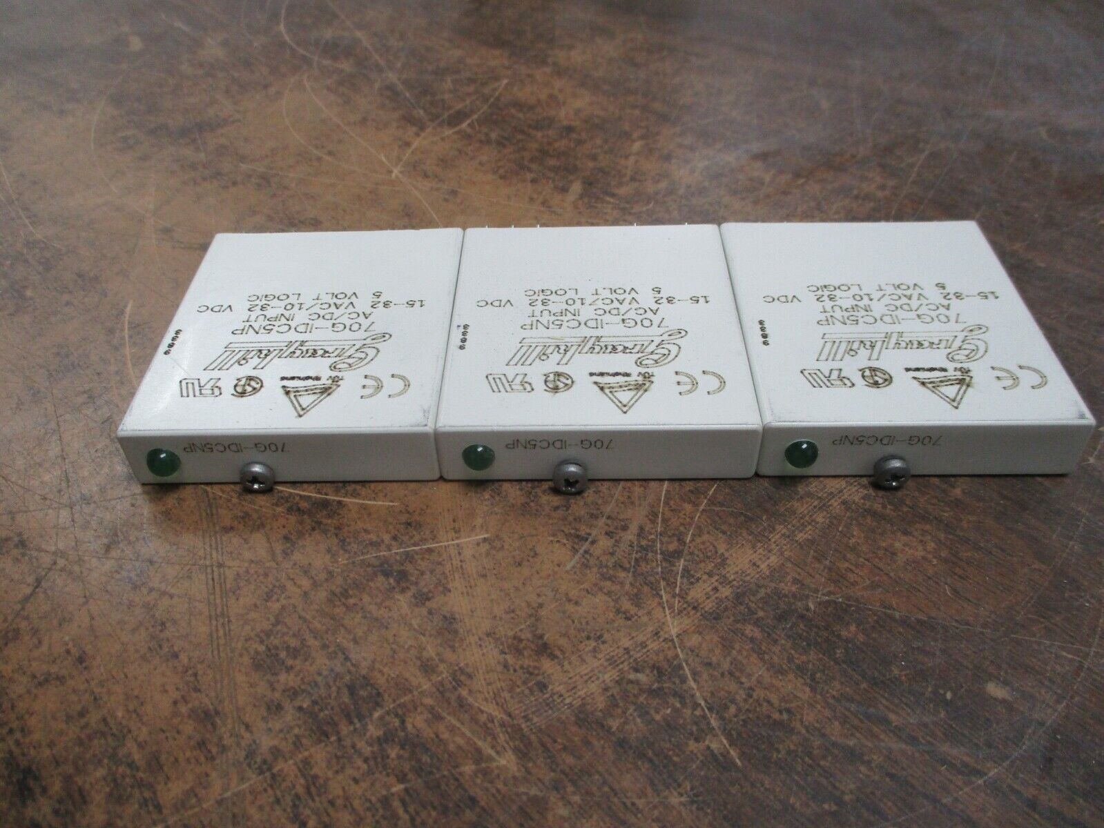 Grayhill Relay 70G-IDC5NP AC/DC Input:15-32VAC/10-32VDC 5V Logic *Lot of 3* Used