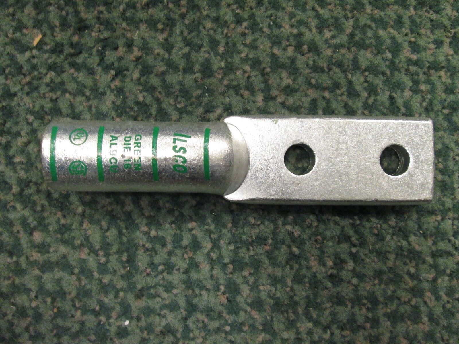 Ilsco Crimp Lug 2ACL-400 400MCM 2 Bolt Hole *Lot of 3* New Surplus
