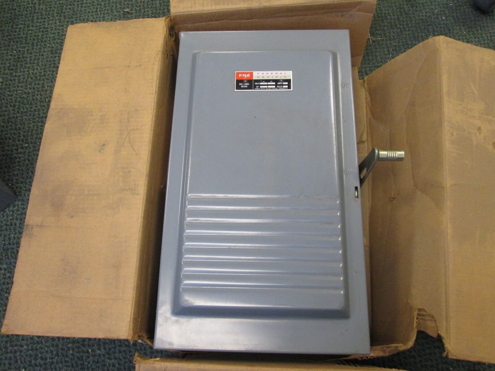 FPE Fusible Double Throw Safety Switch DT1632 60A 240V 3P New Surplus