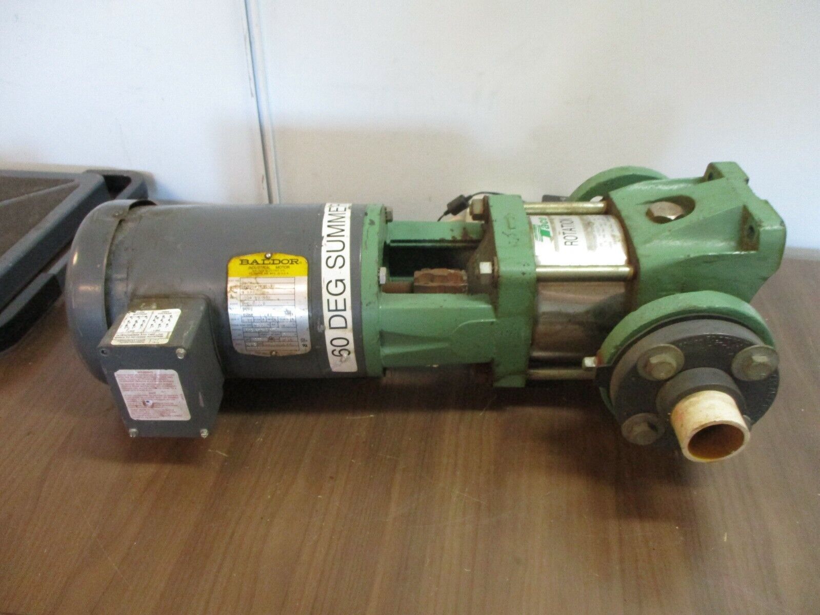 Taco Pump B78809 Model #: VM0204BBA1B9230 1.5HP 3600RPM 26GPM 140FT Head Used