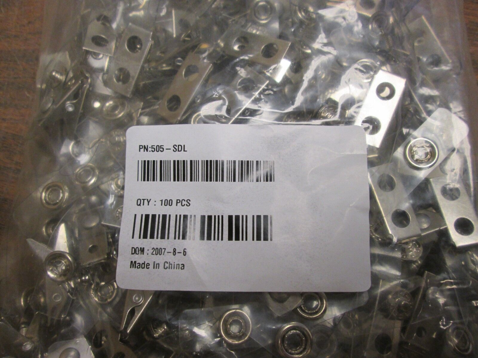 Vinyl Strap Clip 505-SDL *Bag of 100* New Surplus
