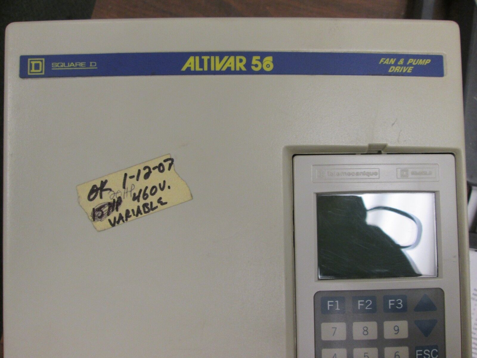 Telemecanique Altivar 56 AC Drive ATV56D16N4 20HP 3Ph Used