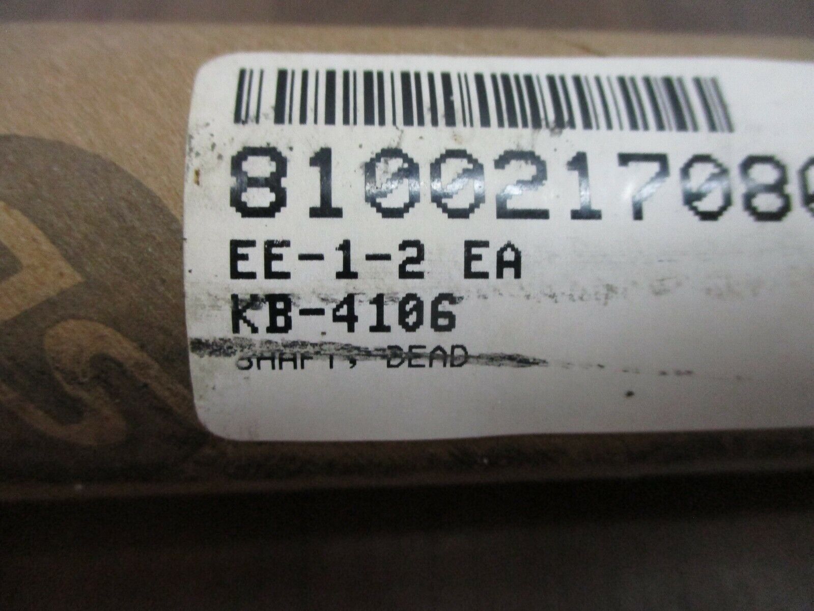 ISM Dead Shaft KB-4106 New Surplus