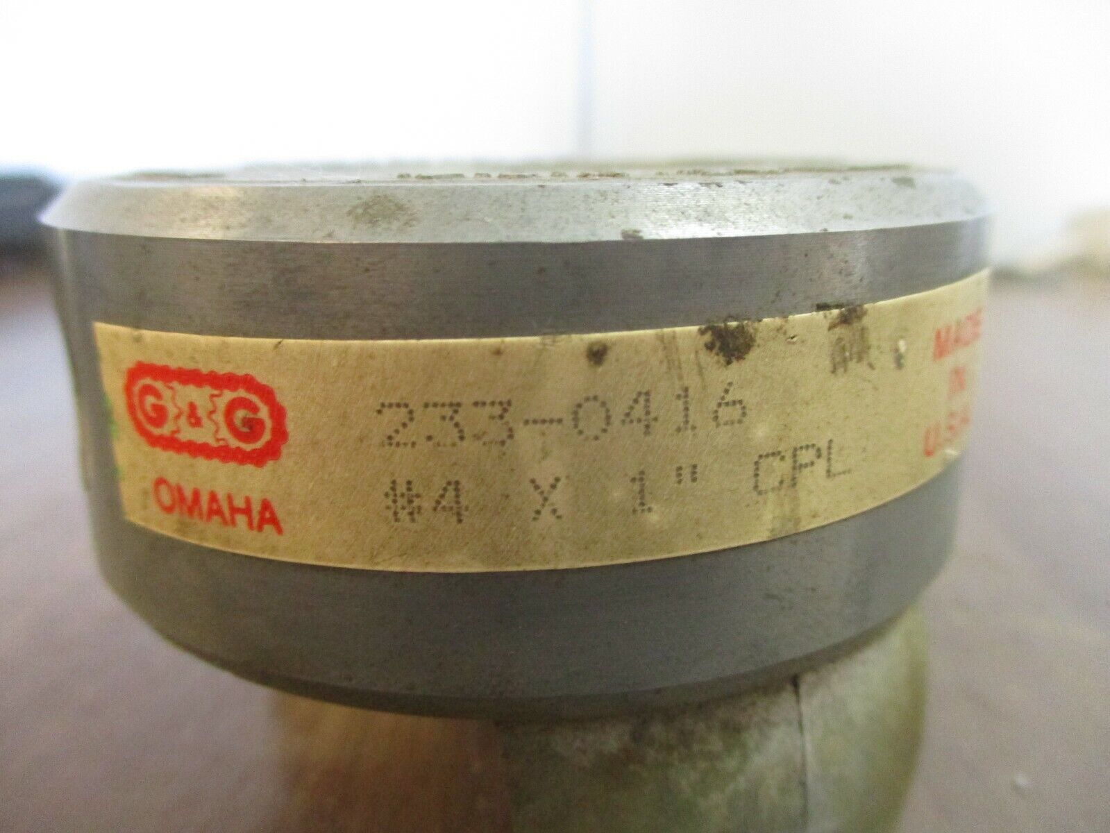 G&G Coupling 233-0416 #4 x 1" CPL Used