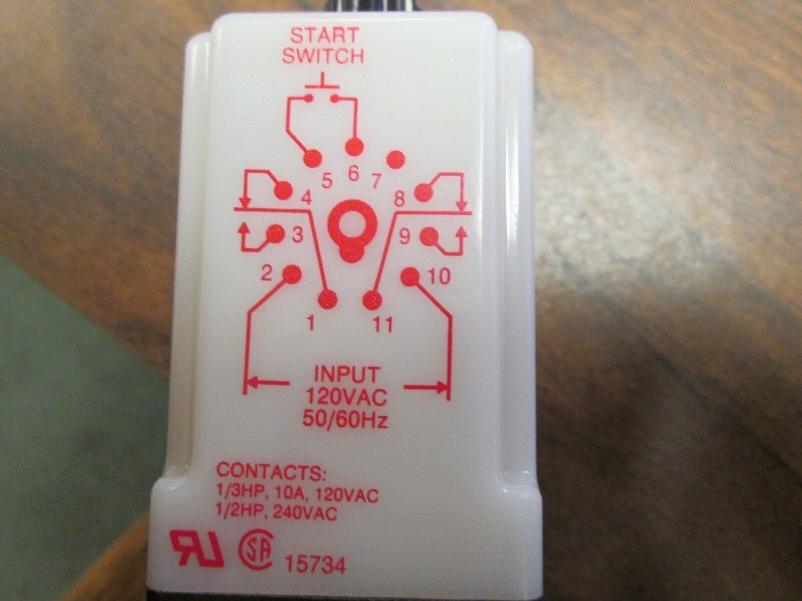 Dayton Time Delay Relay 6X154E Range: 1.8-180 sec Used