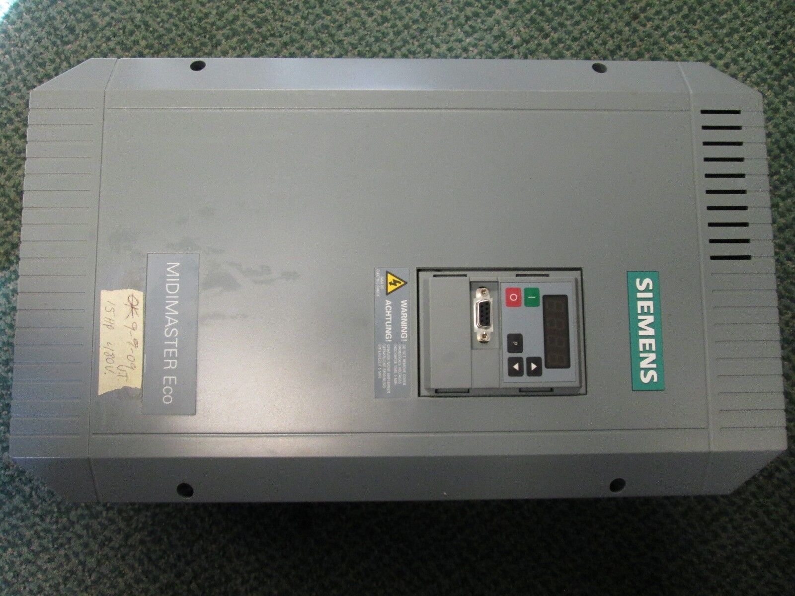 Siemens Midimaster AC Drive 6SE9522-4DG40 15HP Used