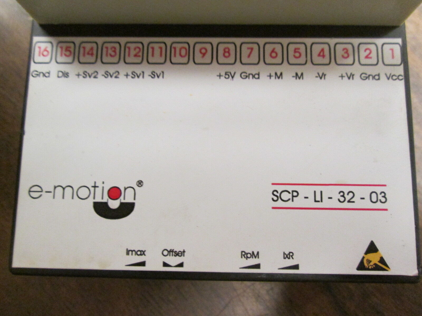 E-Motion Servo Current Controller SCP-LI-32-03 Used