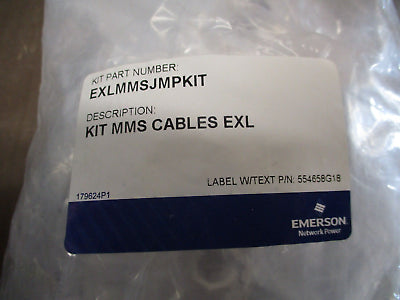 Emerson MMS Cables EXL Kit EXLMMSJMPKIT New Surplus