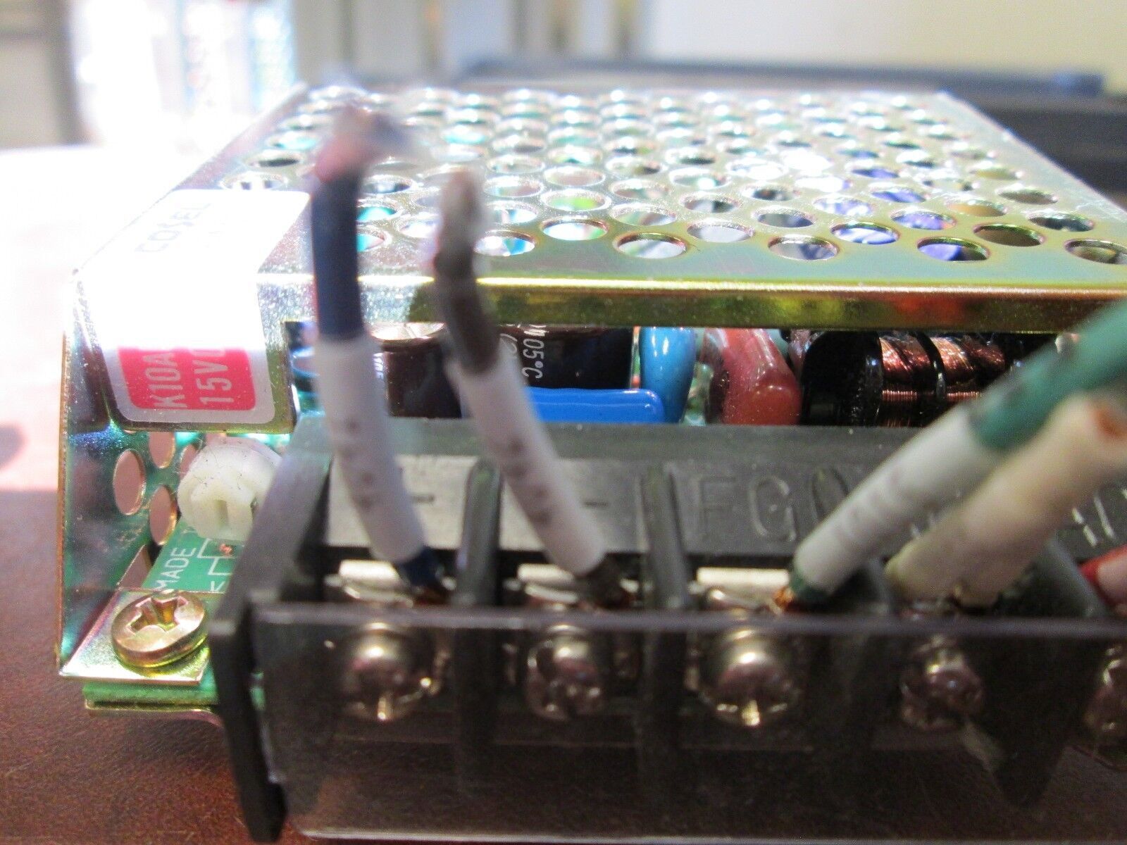 Cosel Power Supply K10AU-15 Input: 85-125VAC Output: 15V 0.7A Used